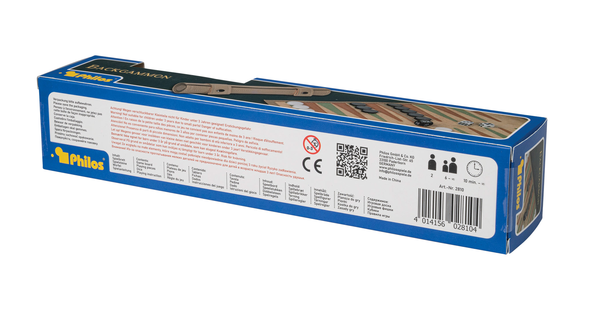 Backgammon, travel, rollable, imitation leather