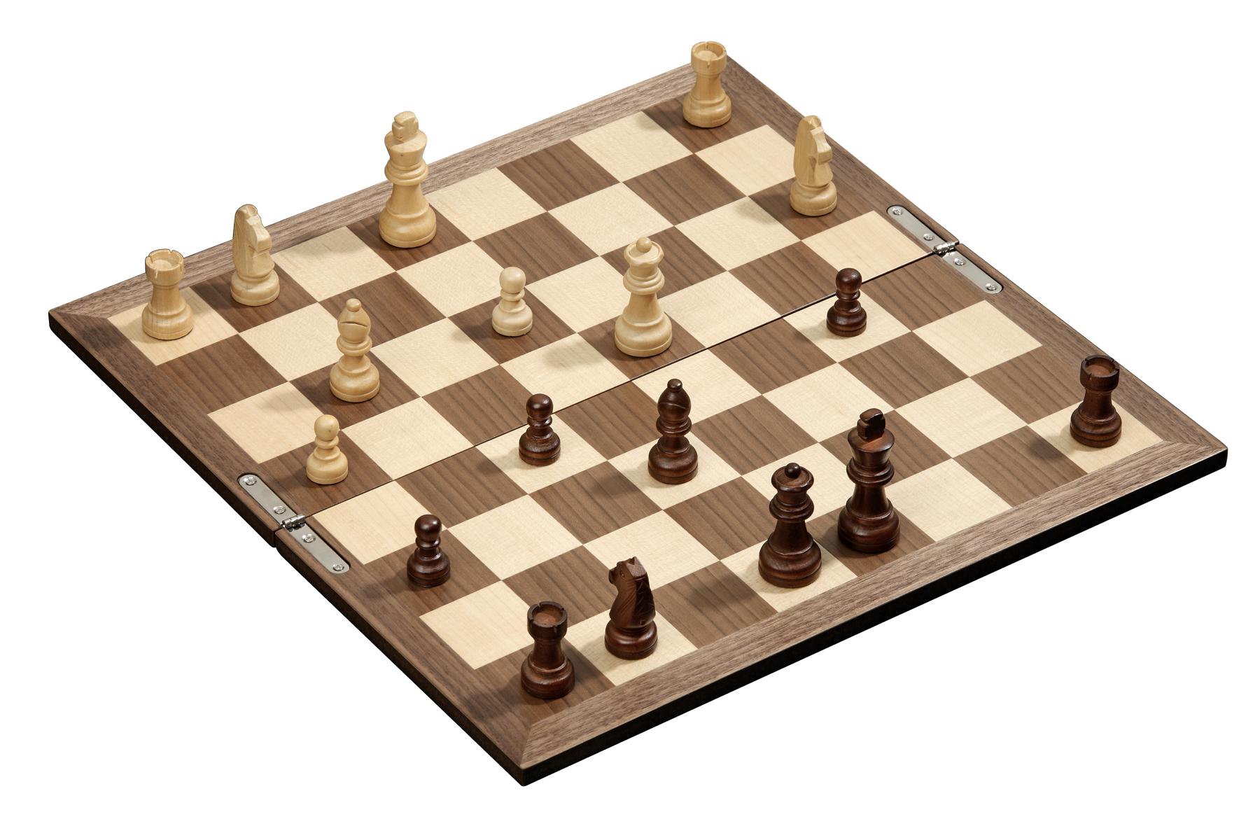 Chess-Set, folding, field 25 00