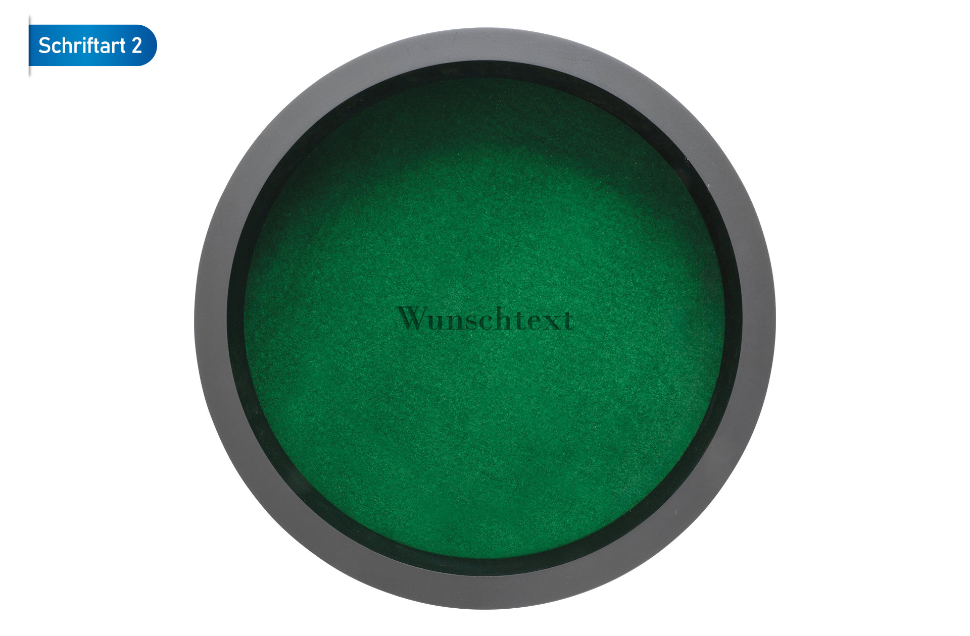 Dice Tray, large, imitation leather, 350 mm