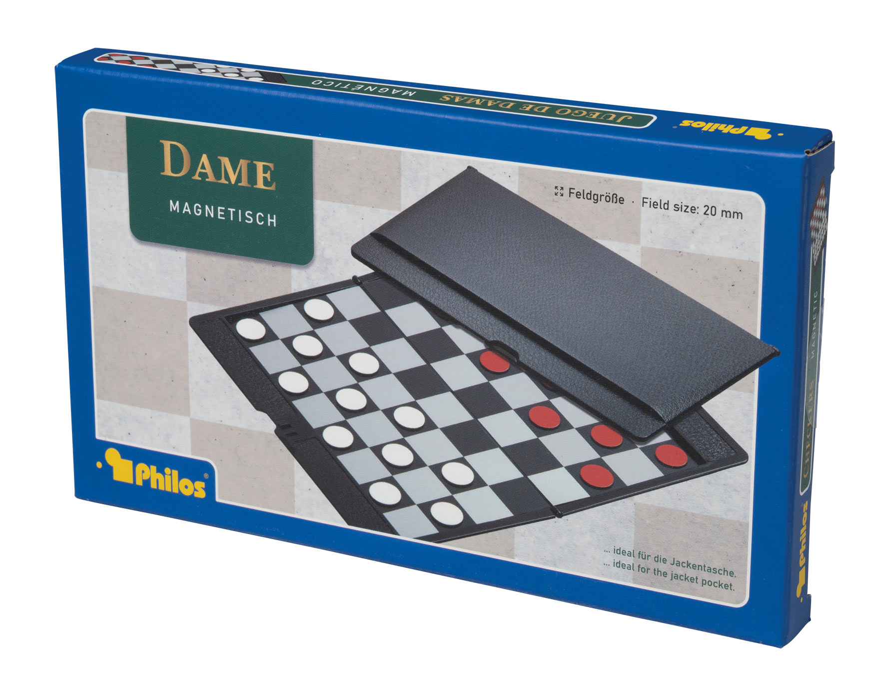 Checkers, plastic, travel game, magnetic