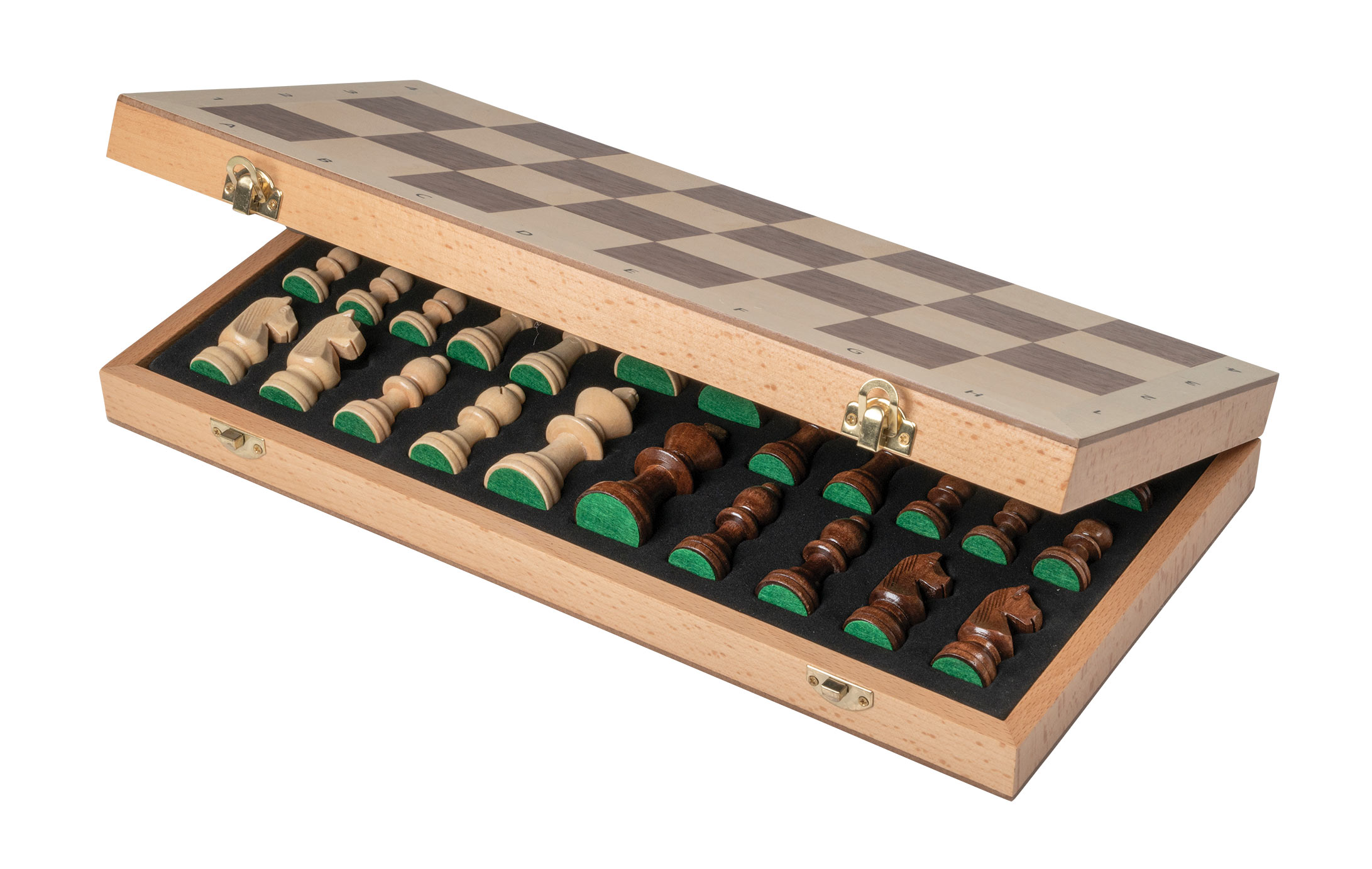 Chess cassette, field 45 mm, with numbers and letters