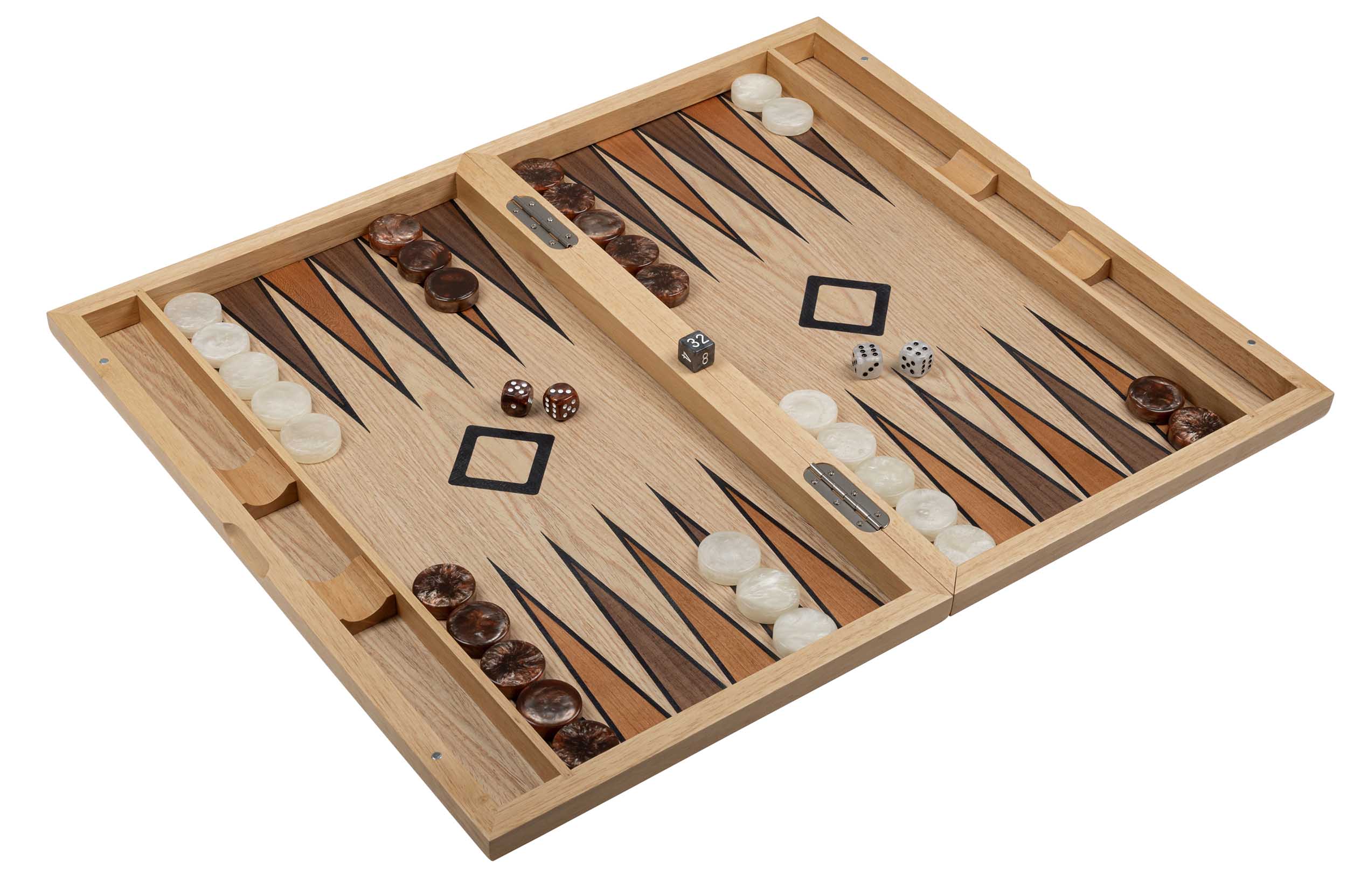 Backgammon Sifnos, large, magnetic lock