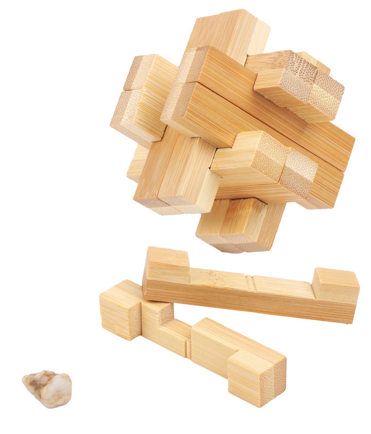 Cross Road Puzzle, bamboo