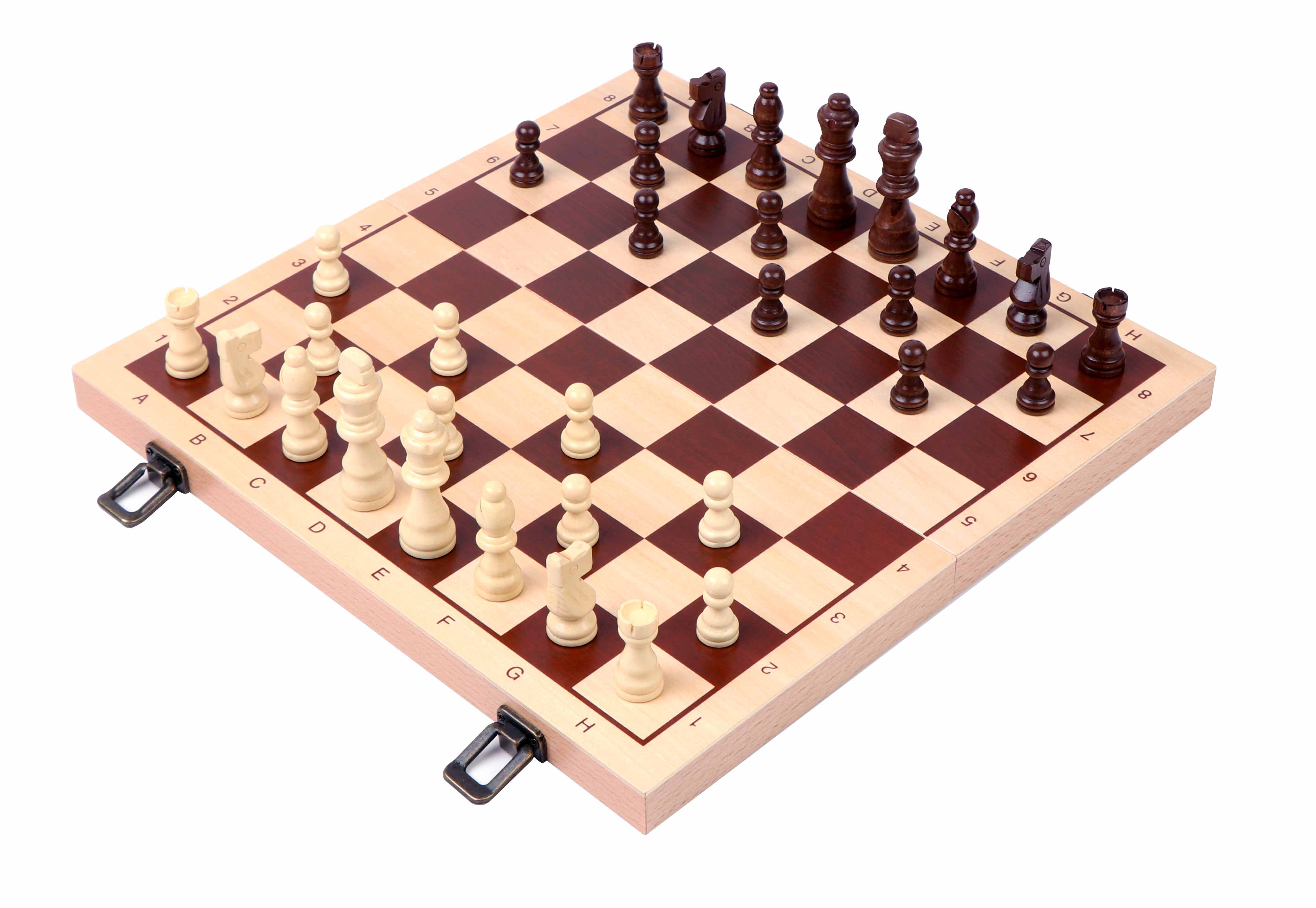 Chess cassette, field 42 mm, with numbers and letters