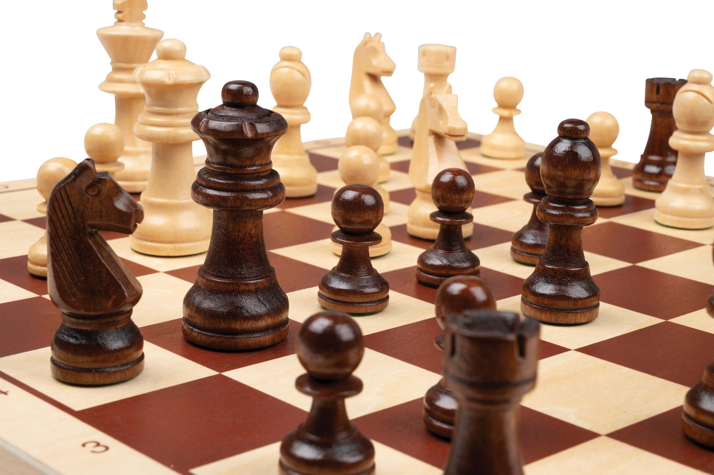 Chess cassette, field 42 mm, with numbers and letters