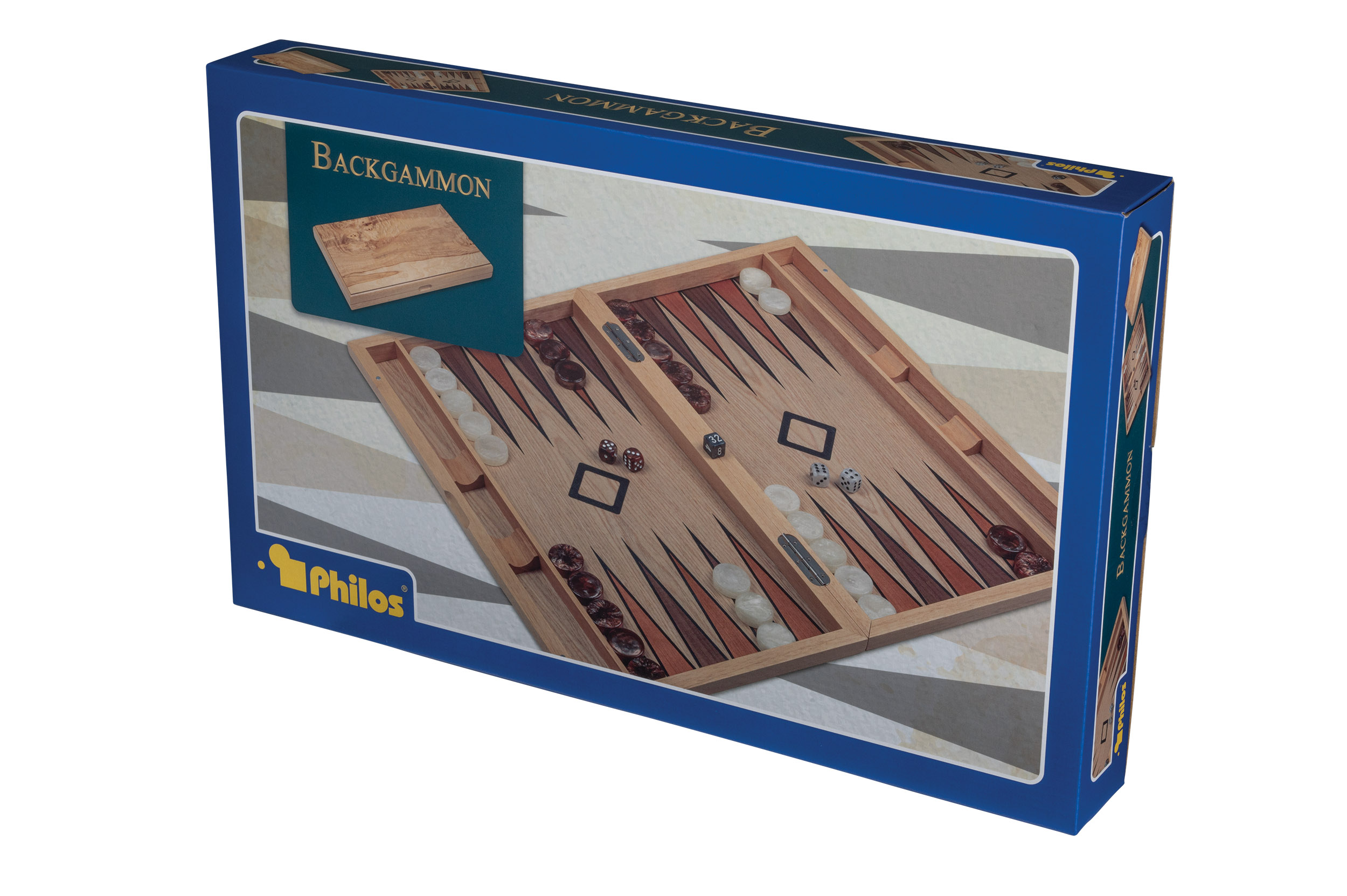 Backgammon Sifnos, large, magnetic lock