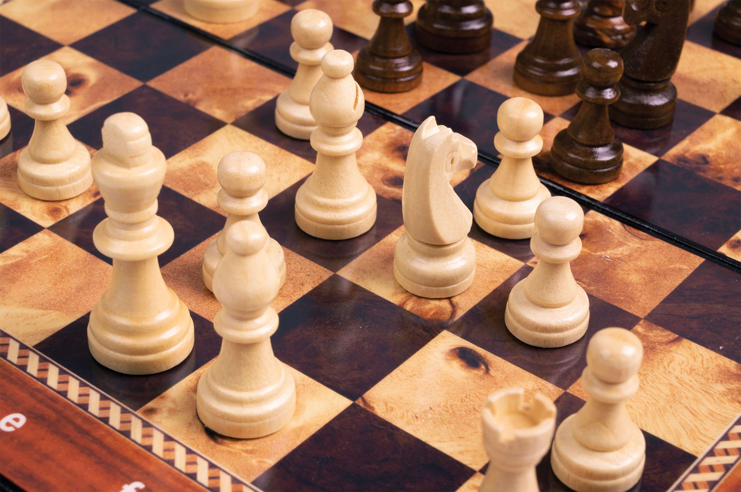 Chess cassette, field 26 mm, with numbers and letters