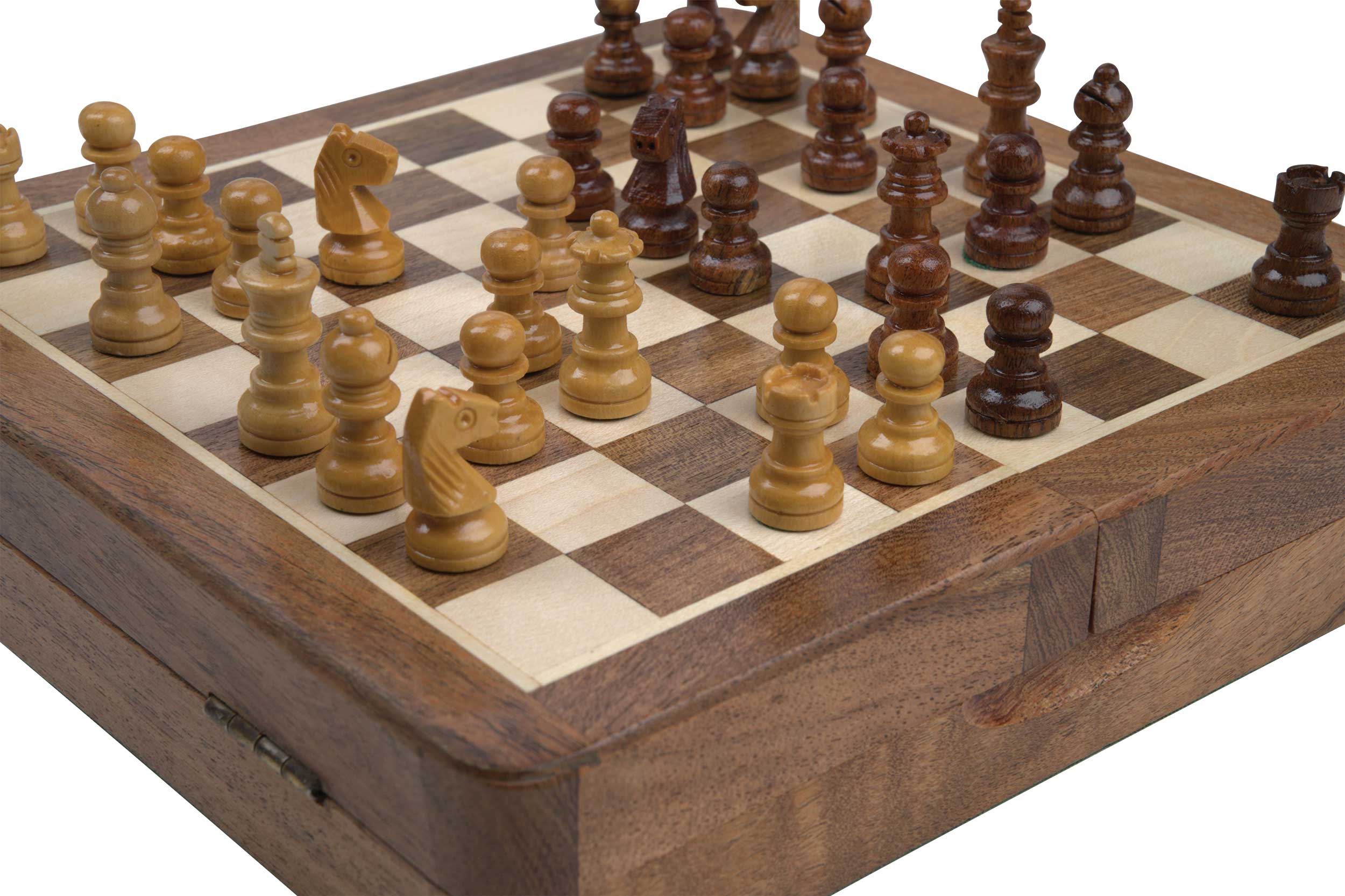 Chess cassette, travel, field 19 mm, magnetic
