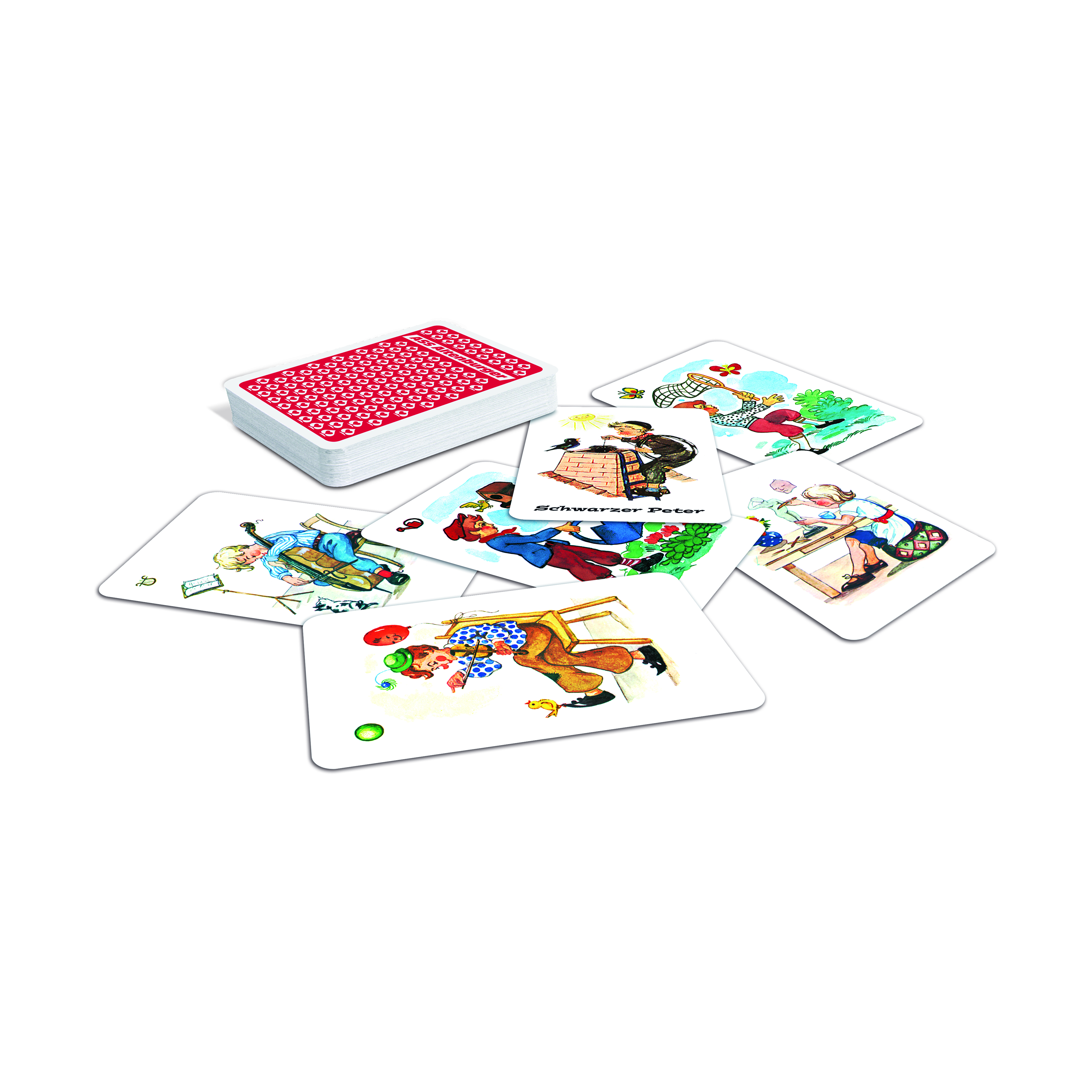 ASS, Quartett, black peter chimney sweep, pack of 10