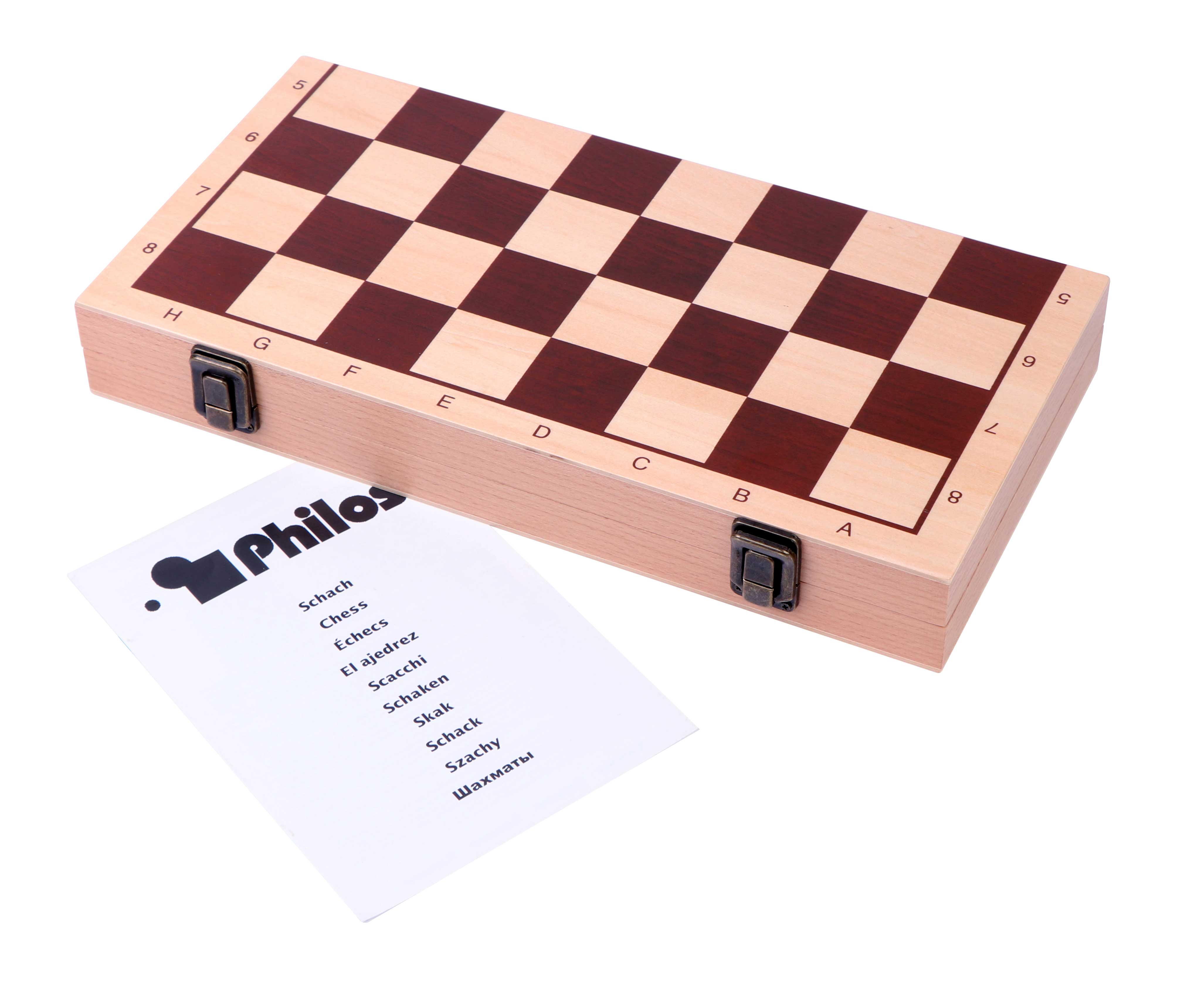 Chess cassette, field 42 mm, with numbers and letters