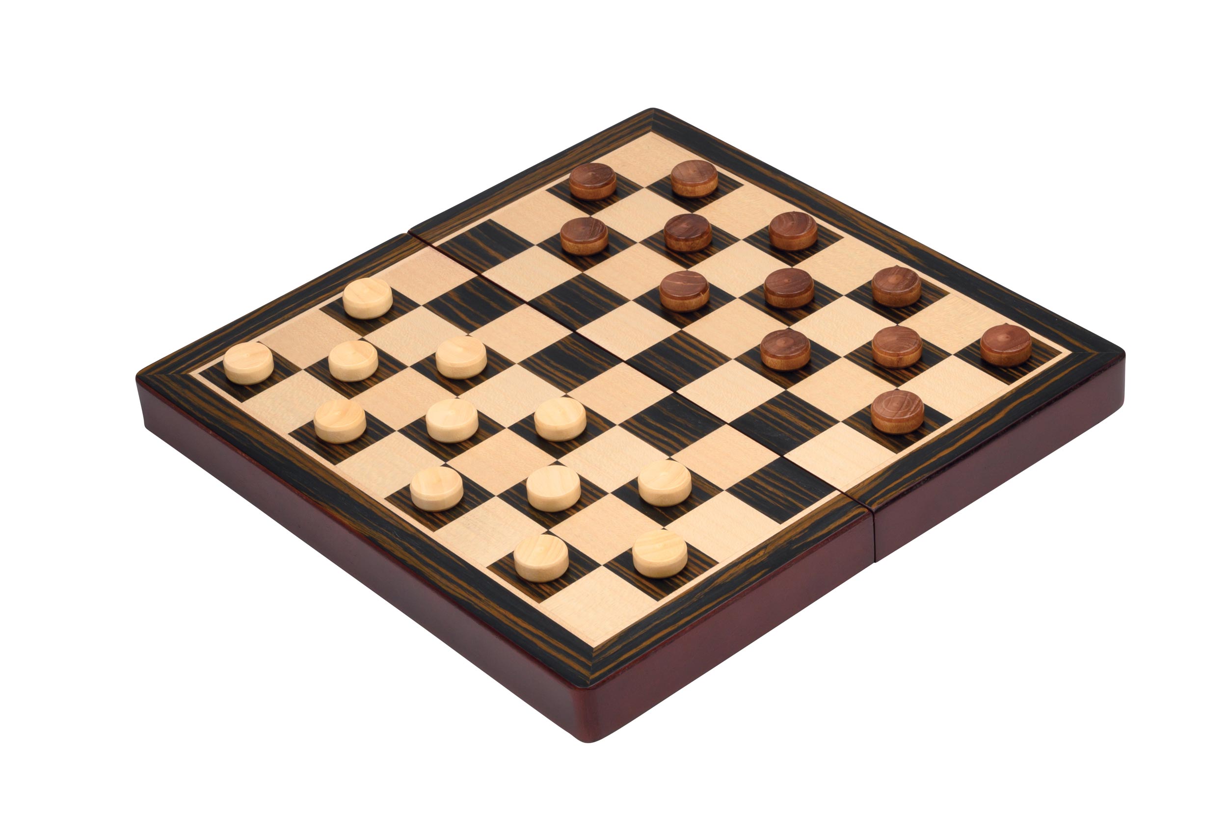 Chess Backgammon Checkers Set, field 30 mm, magnetic lock