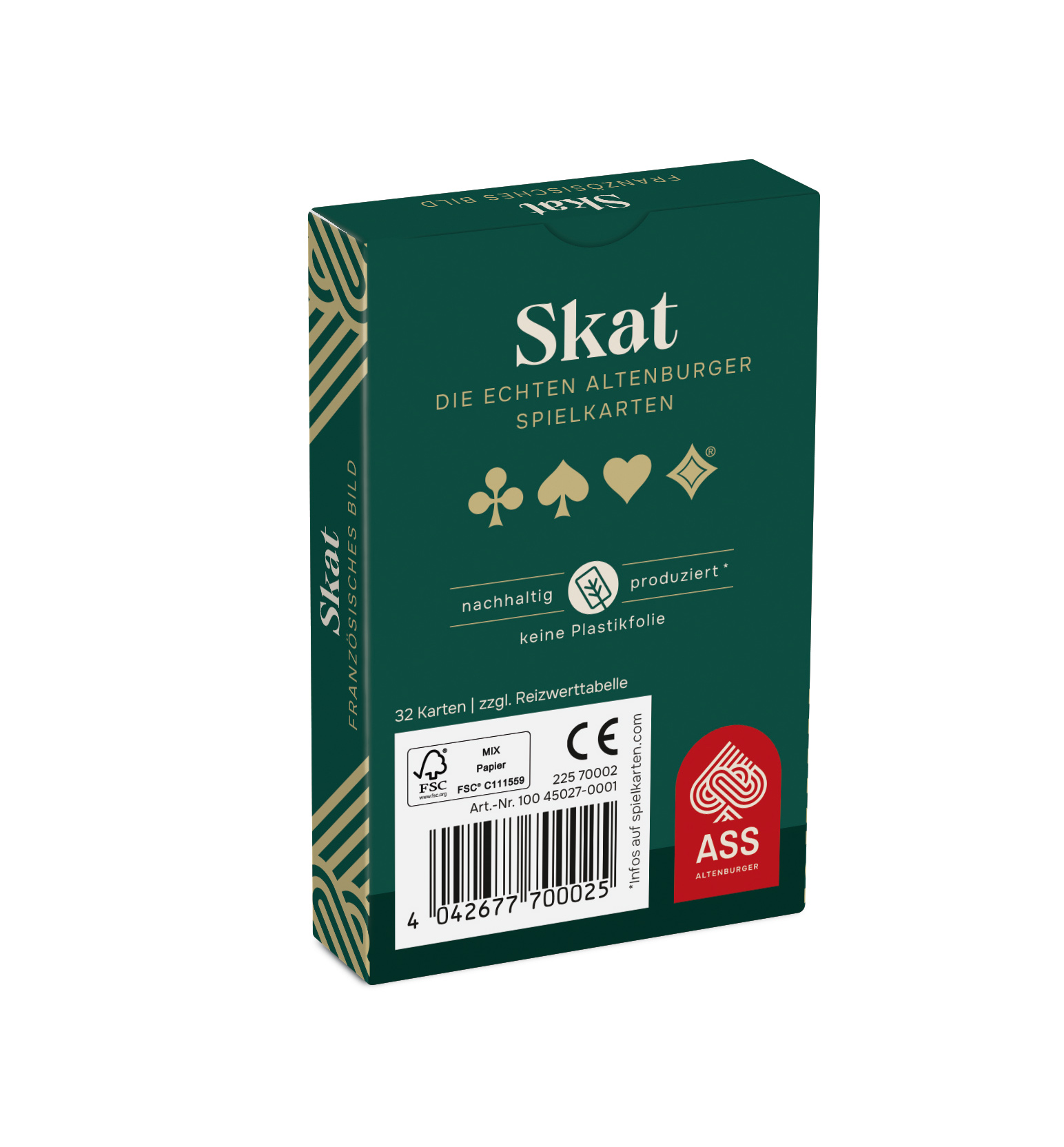 ASS, Skat, french image, pack of 10, FSC MIX