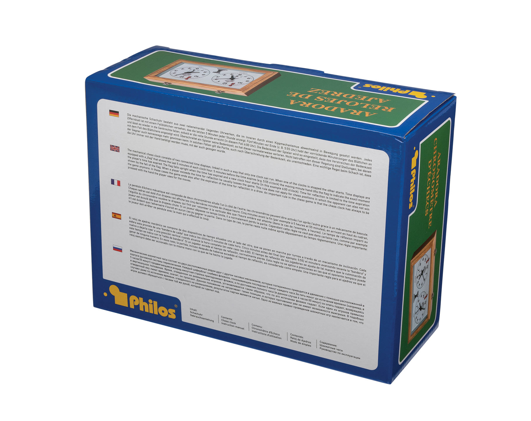 Chess Clock Aradora, mechanical, wooden housing