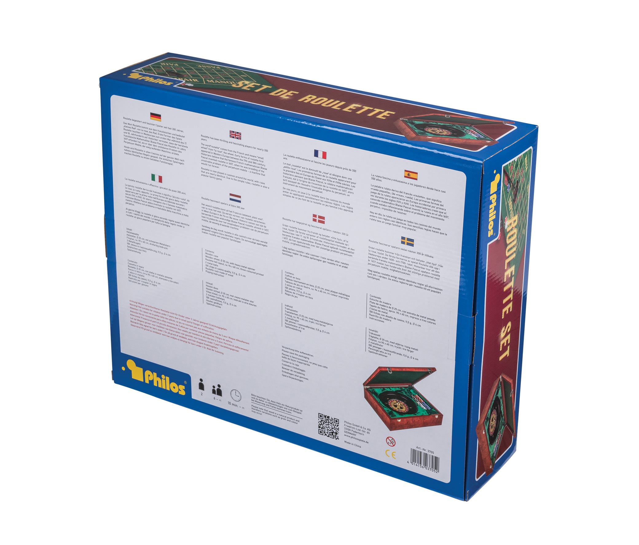 Roulette Set, design, exclusive wooden box