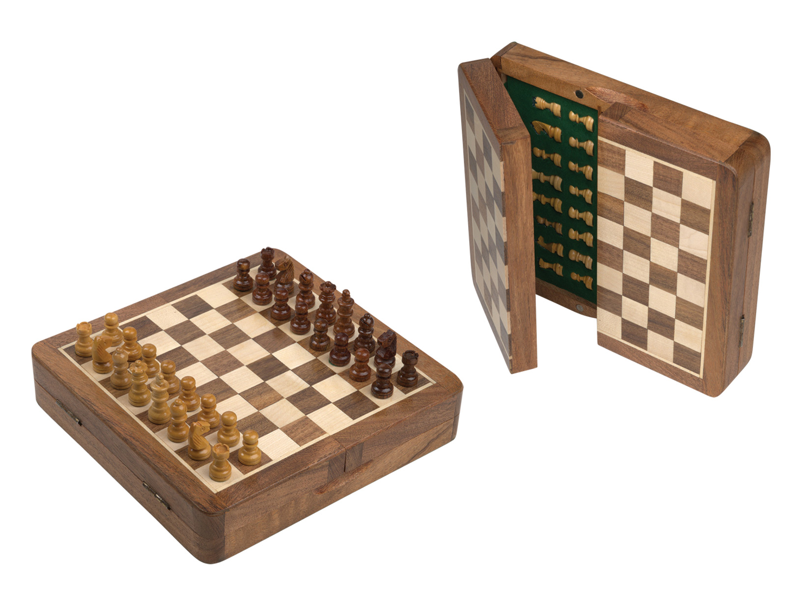 Chess cassette, travel, field 19 mm, magnetic