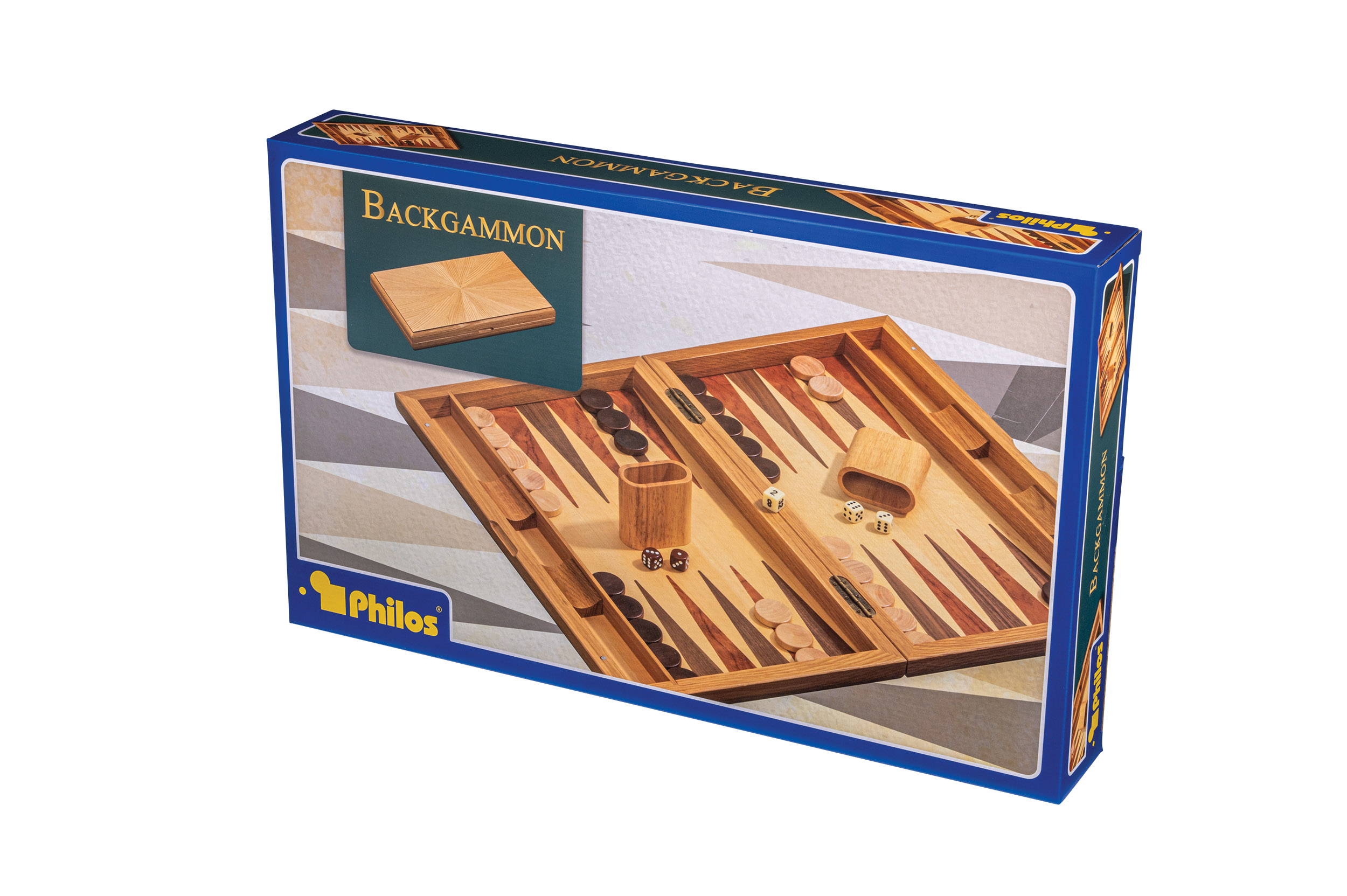 Backgammon Milos, large, magnetic lock