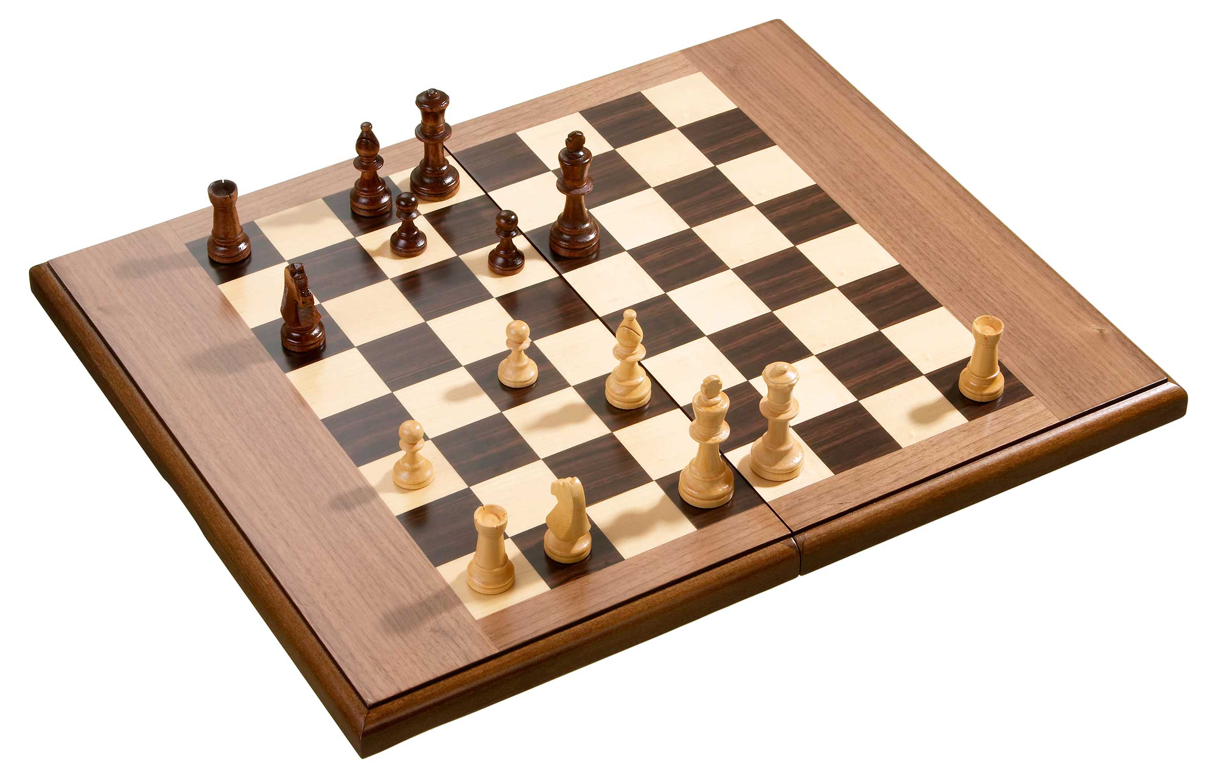 Chess Backgammon Checkers Set, field 50 mm, magnetic lock