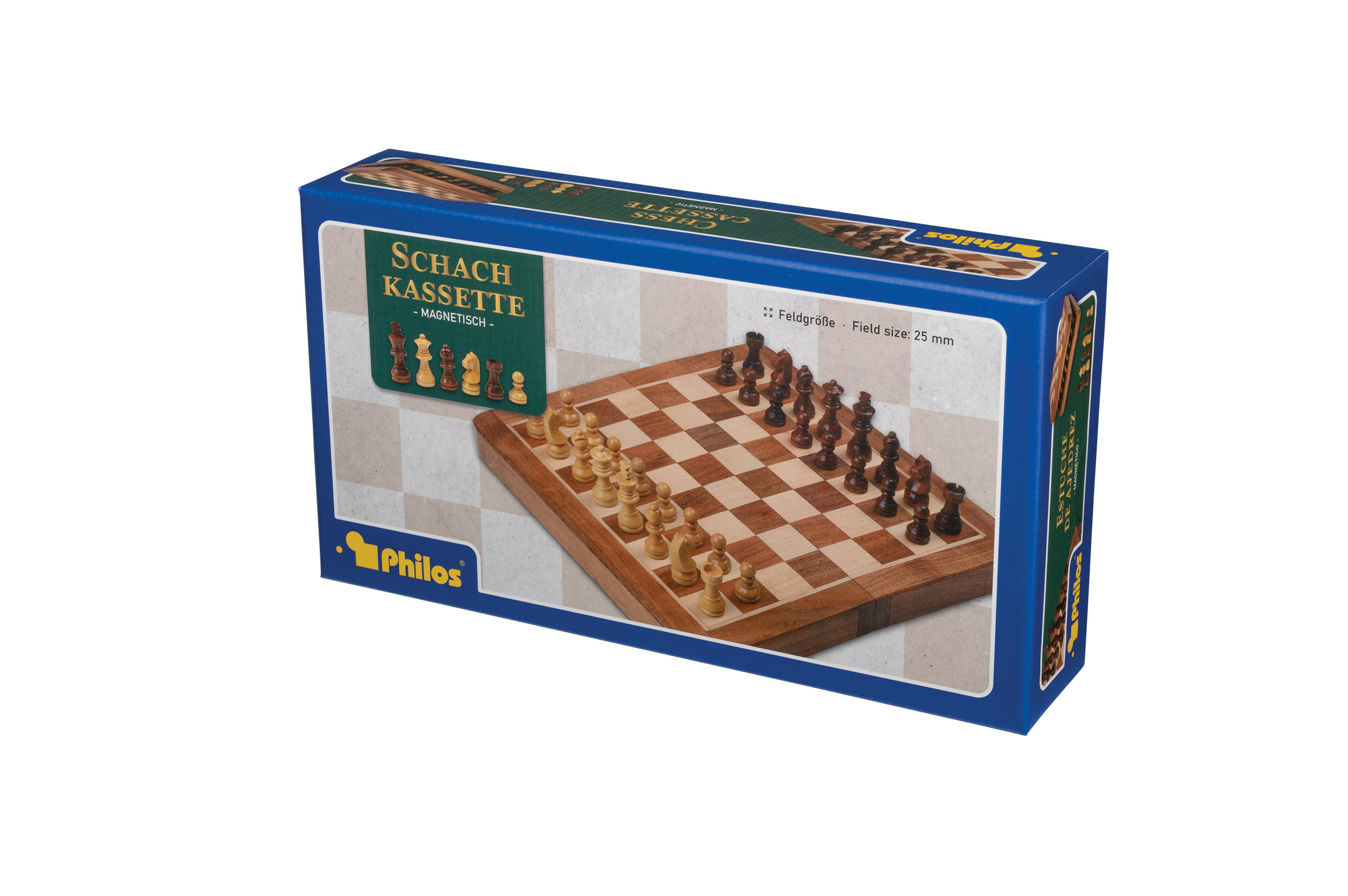 Chess cassette, travel, field 25 mm, magnetic Chess cassette, travel, field 25 mm, magnetic
