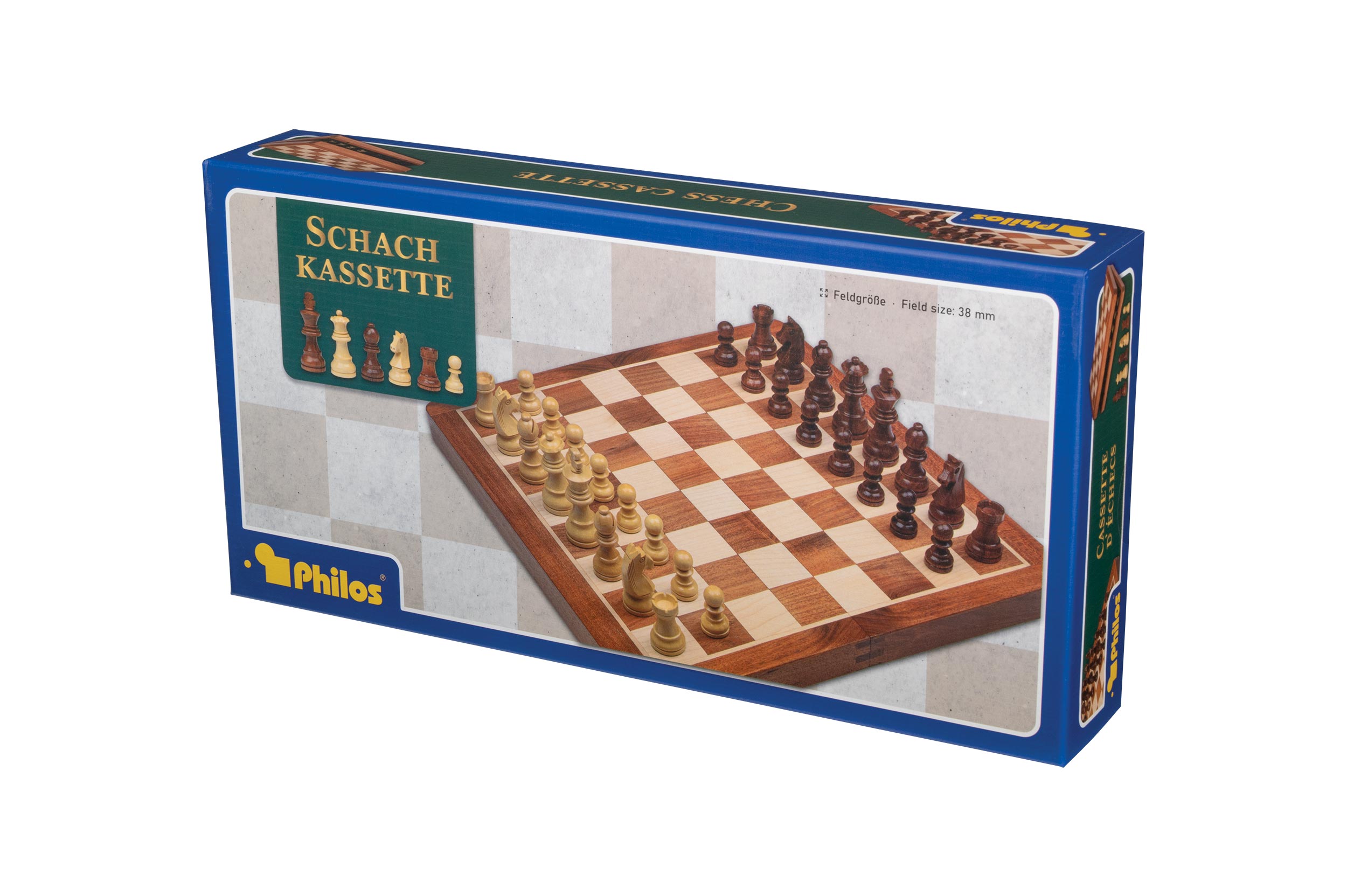 Chess cassette, field 38 mm