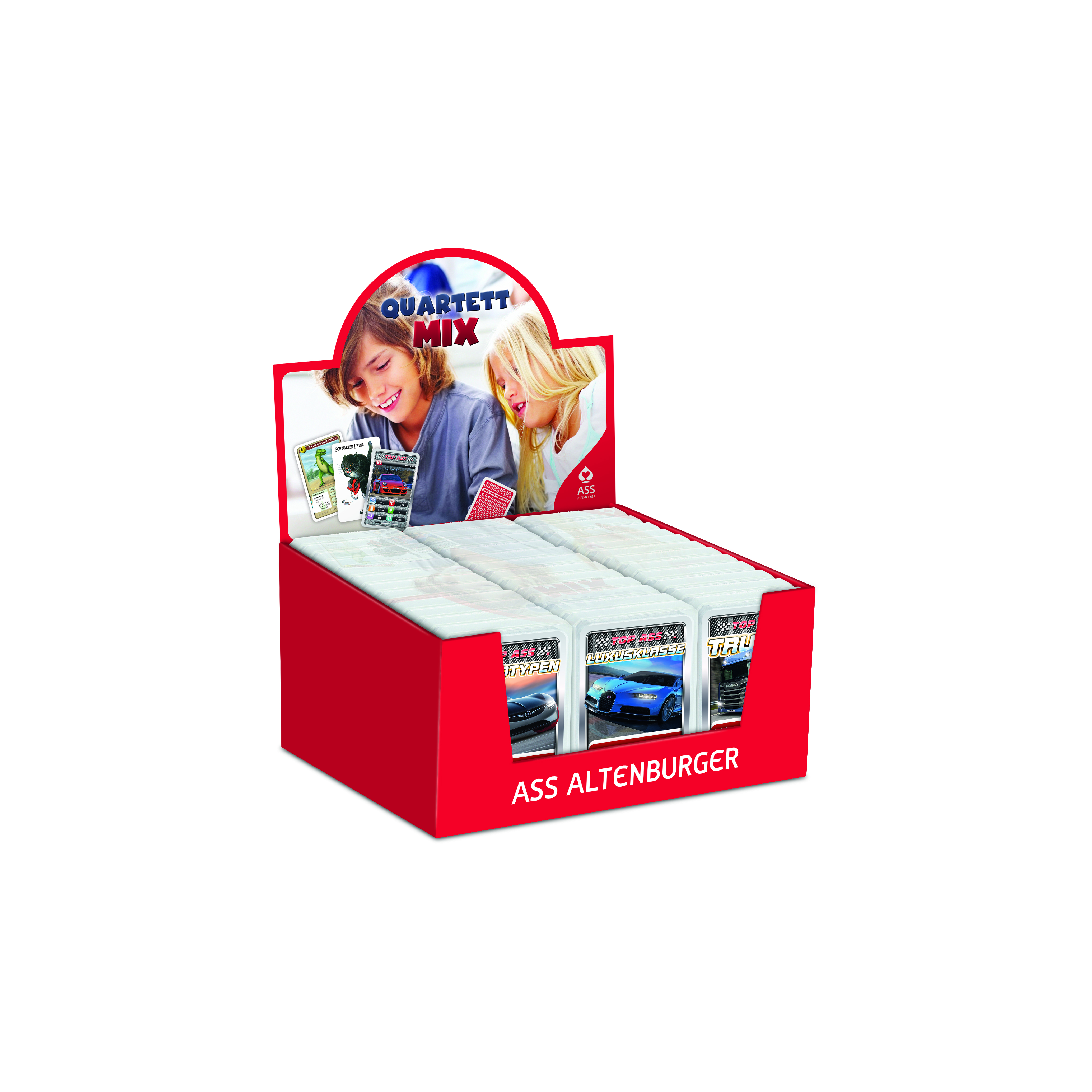 ASS, Quartettmix, Car, Technic, pack of 36