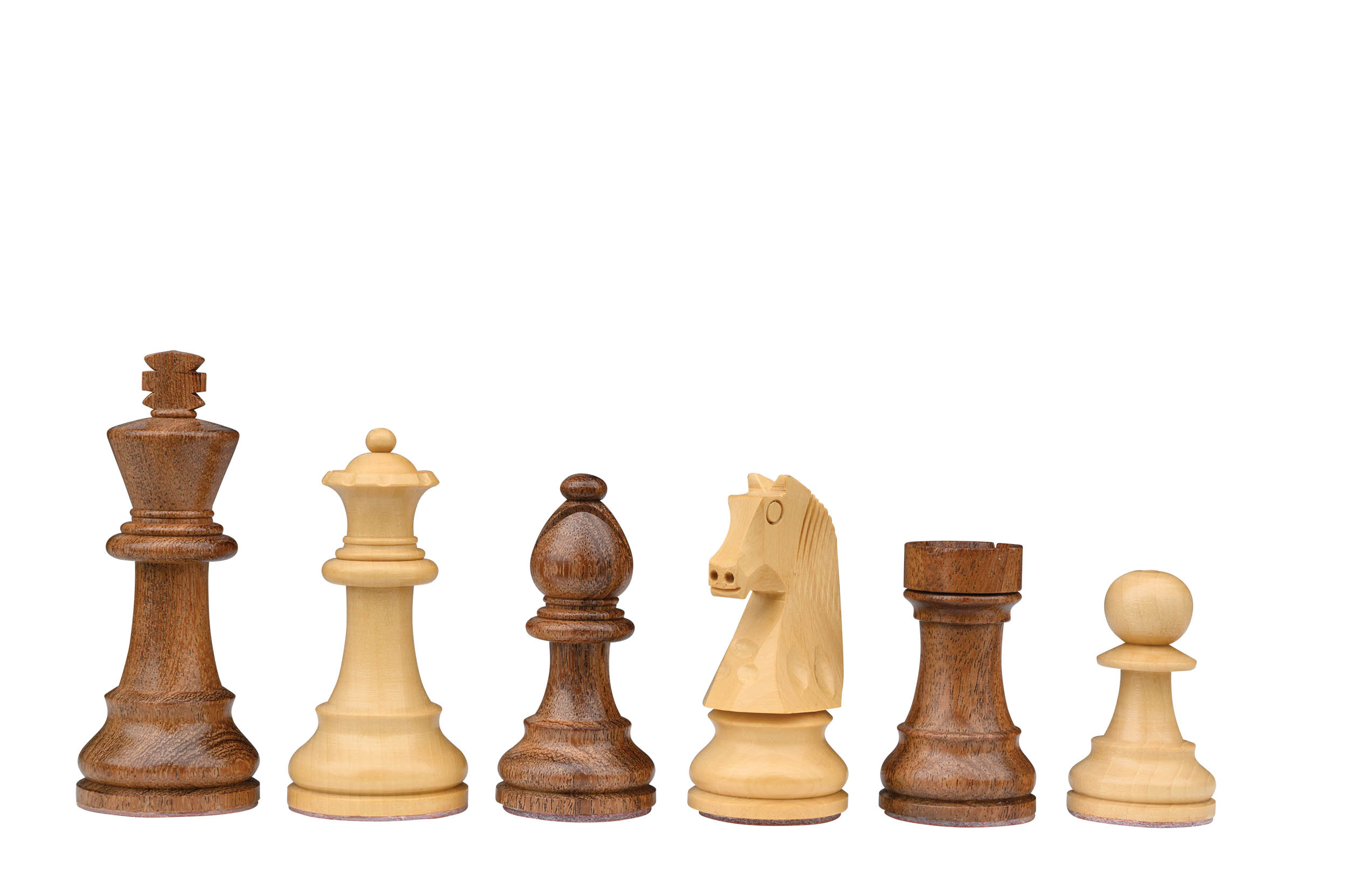 Chess pieces Artus, king height 110 mm, in wooden box