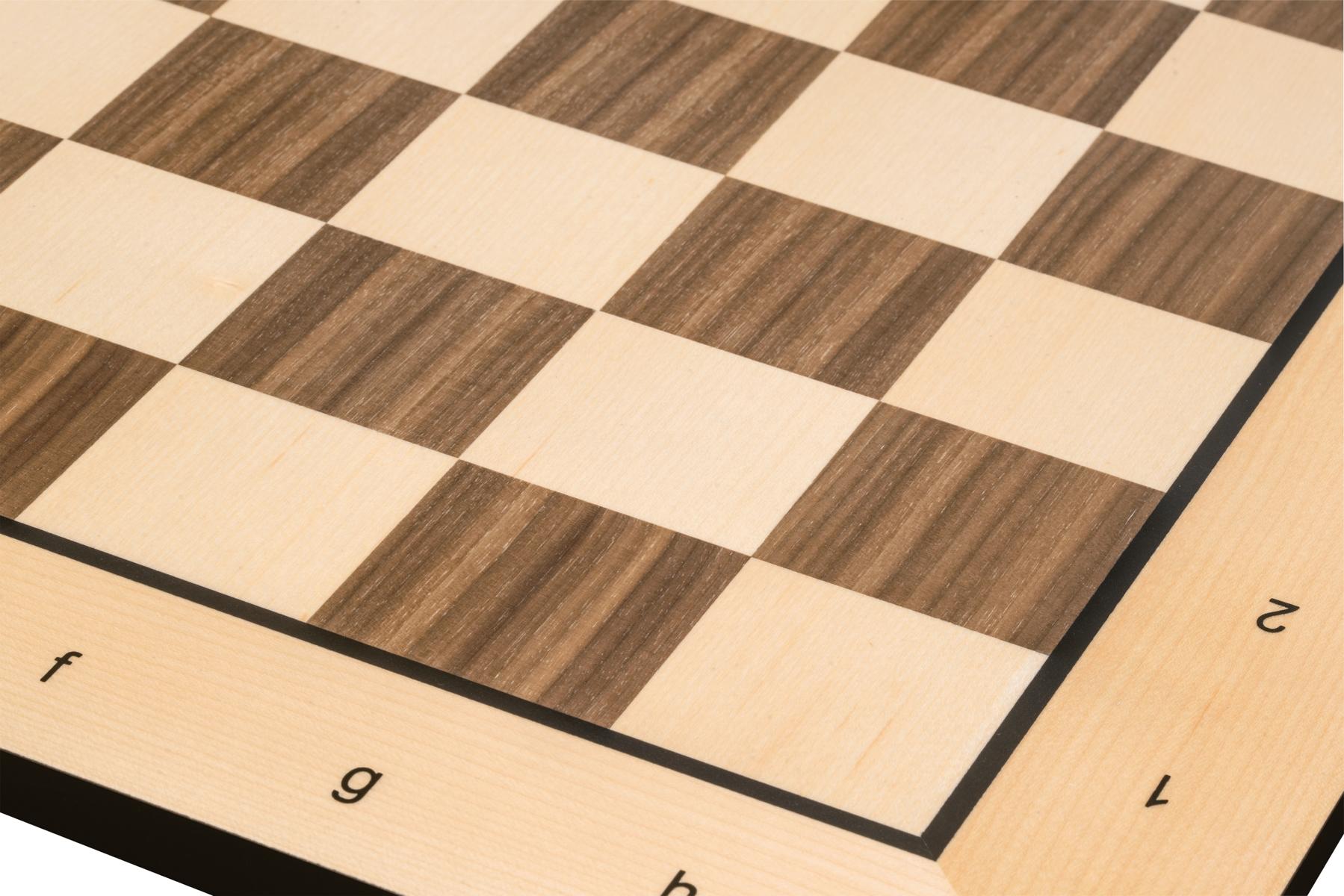 Chessboard Belgrad, field 50 mm, with numbers and letters