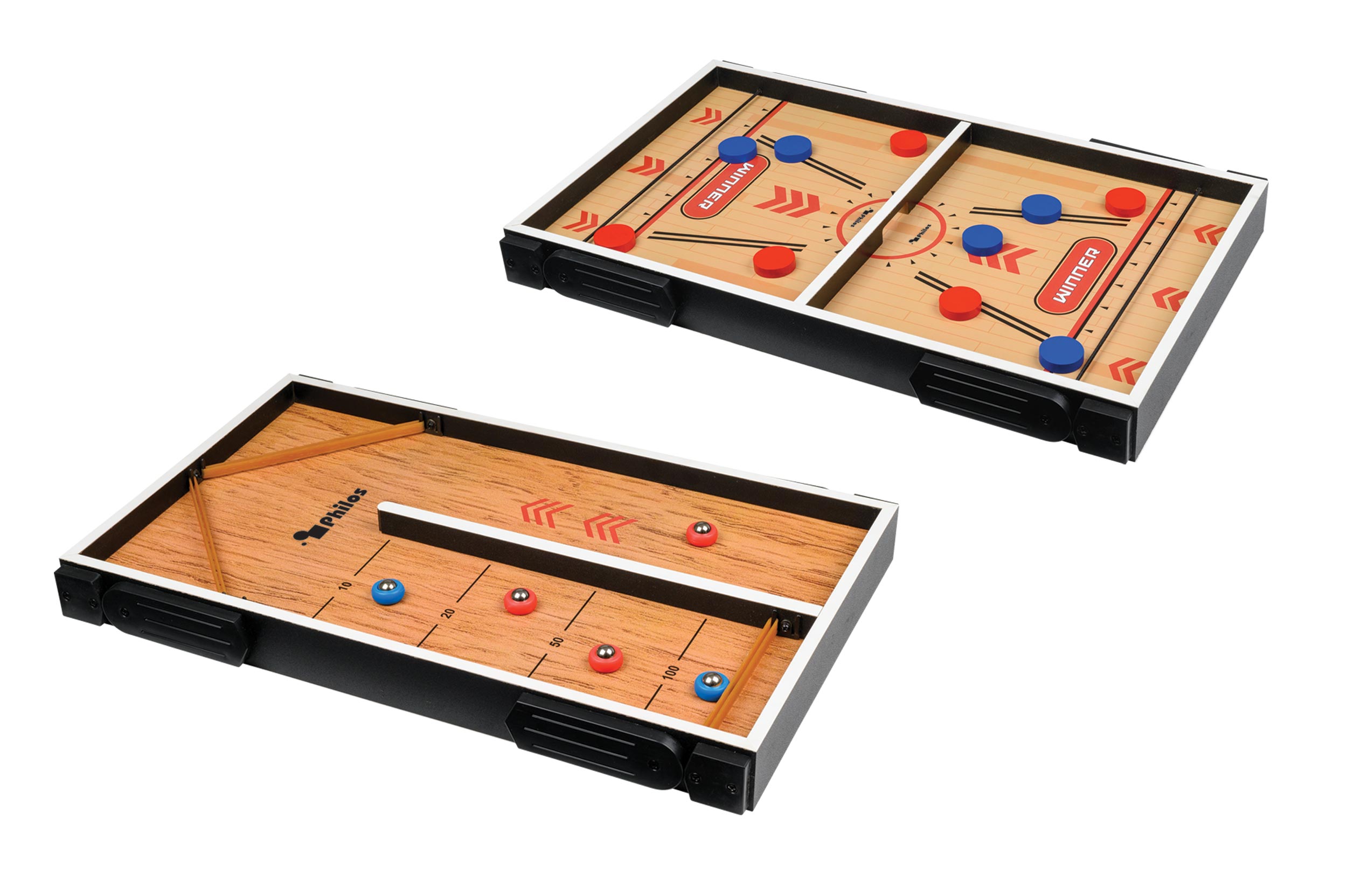 Shuffle Game & Speed Hockey, table game, with stands