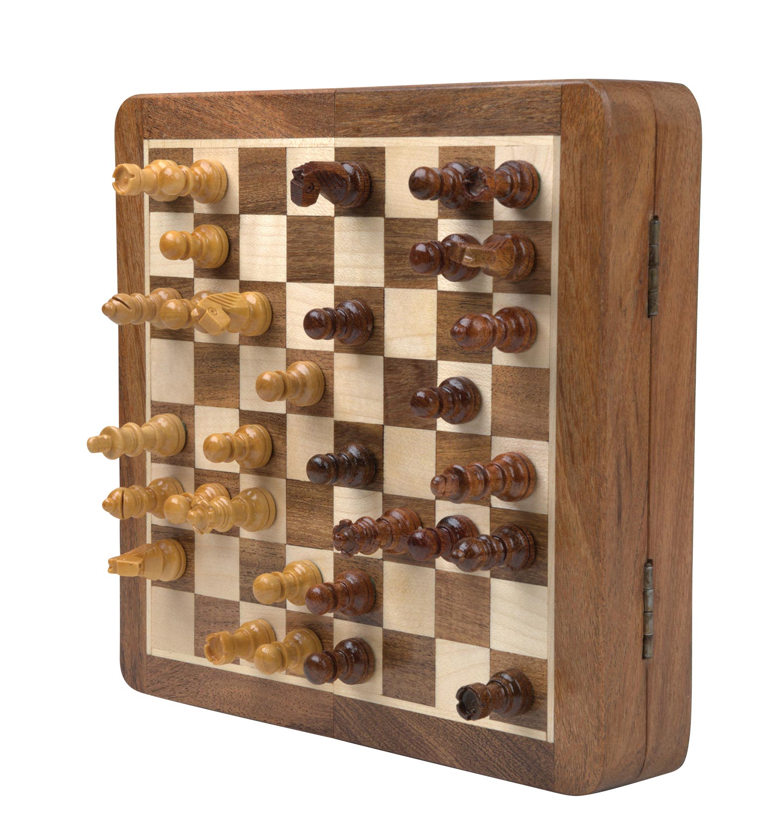 Chess cassette, travel, field 19 mm, magnetic