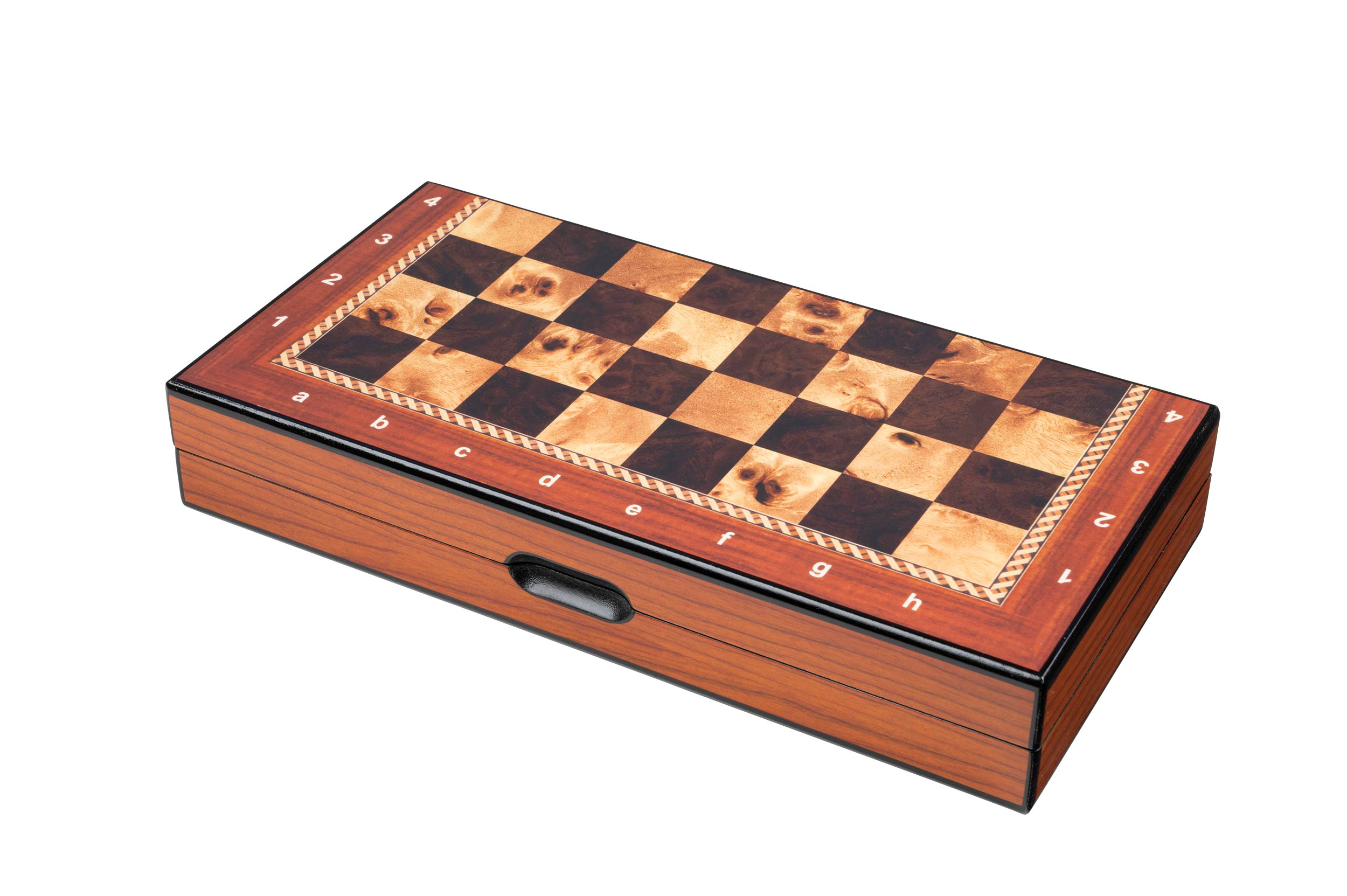 Chess cassette, field 26 mm, with numbers and letters