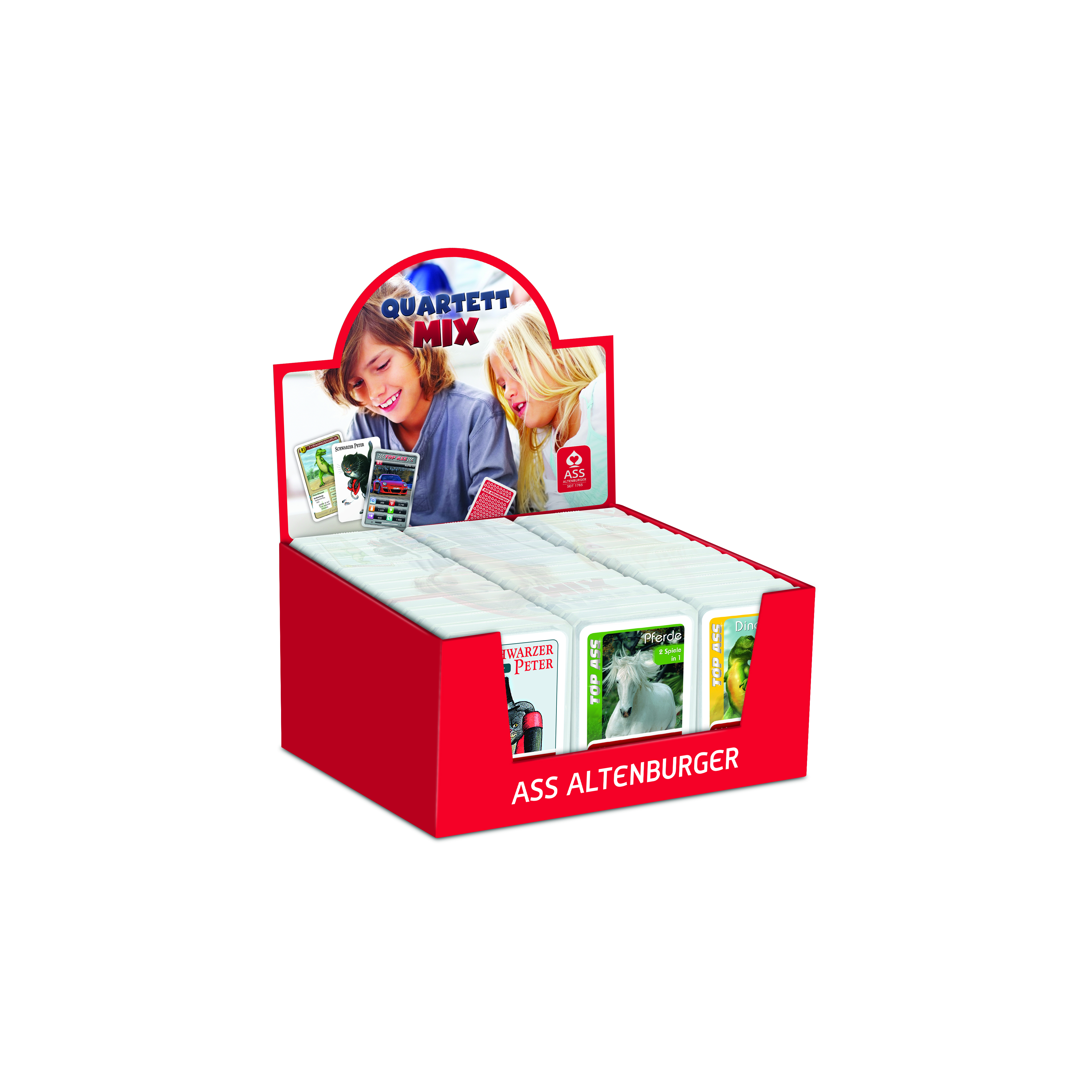 ASS, Quartettmix, animals, black peter, pack of 36