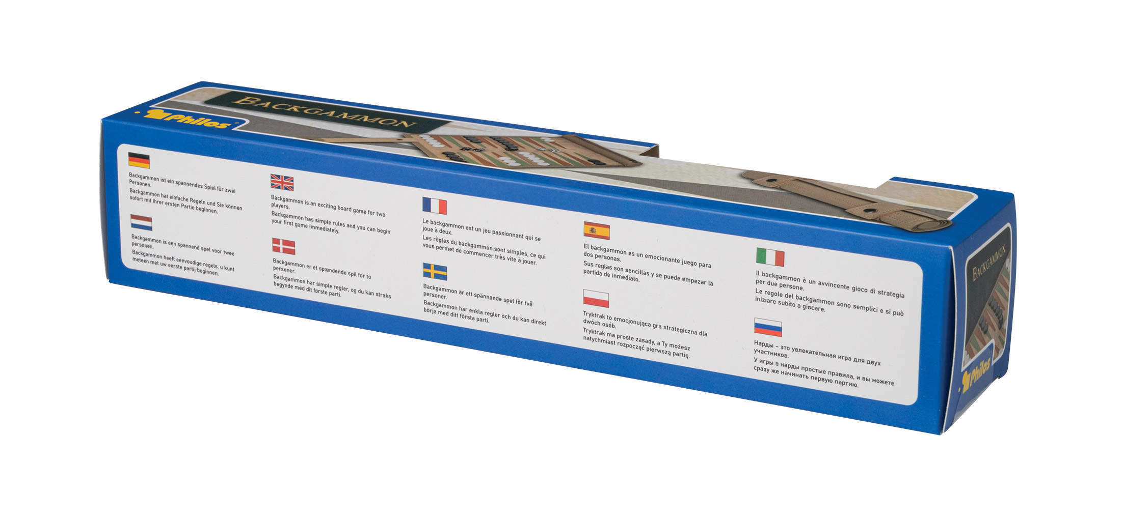 Backgammon, travel, rollable, imitation leather