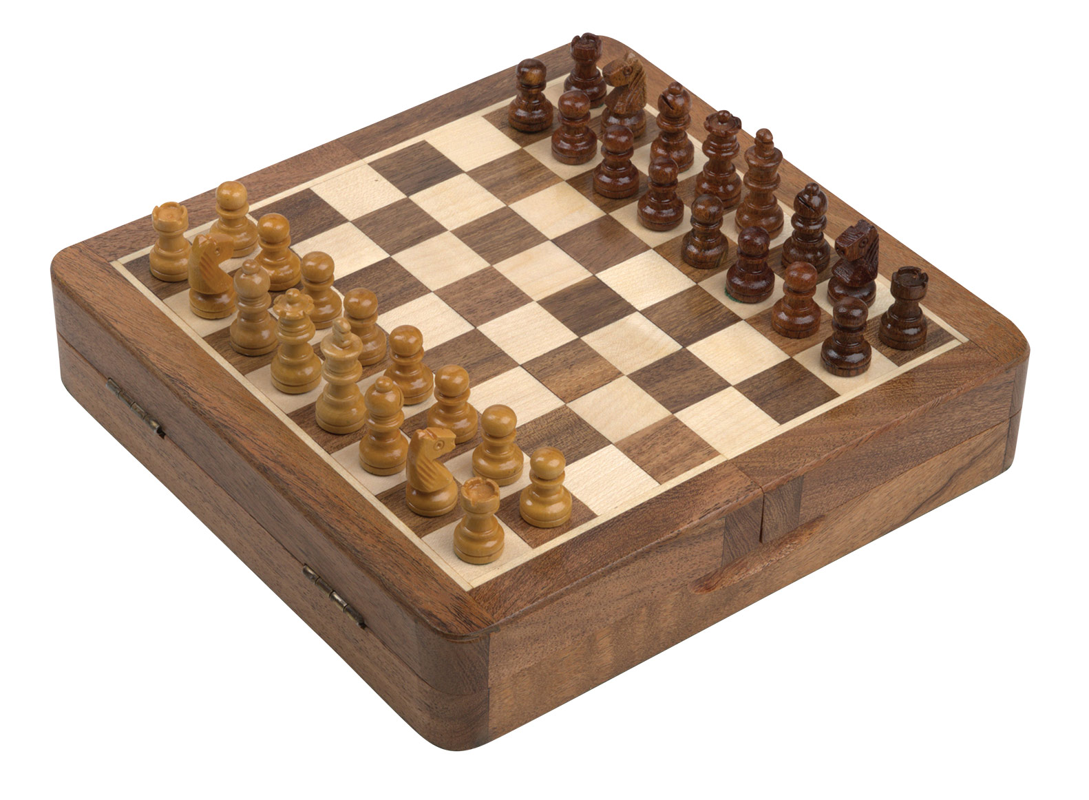 Chess cassette, travel, field 19 mm, magnetic