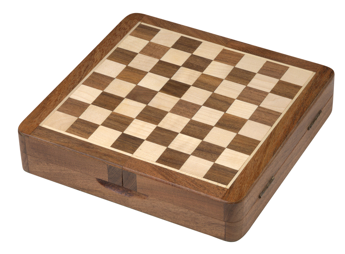 Chess cassette, travel, field 19 mm, magnetic