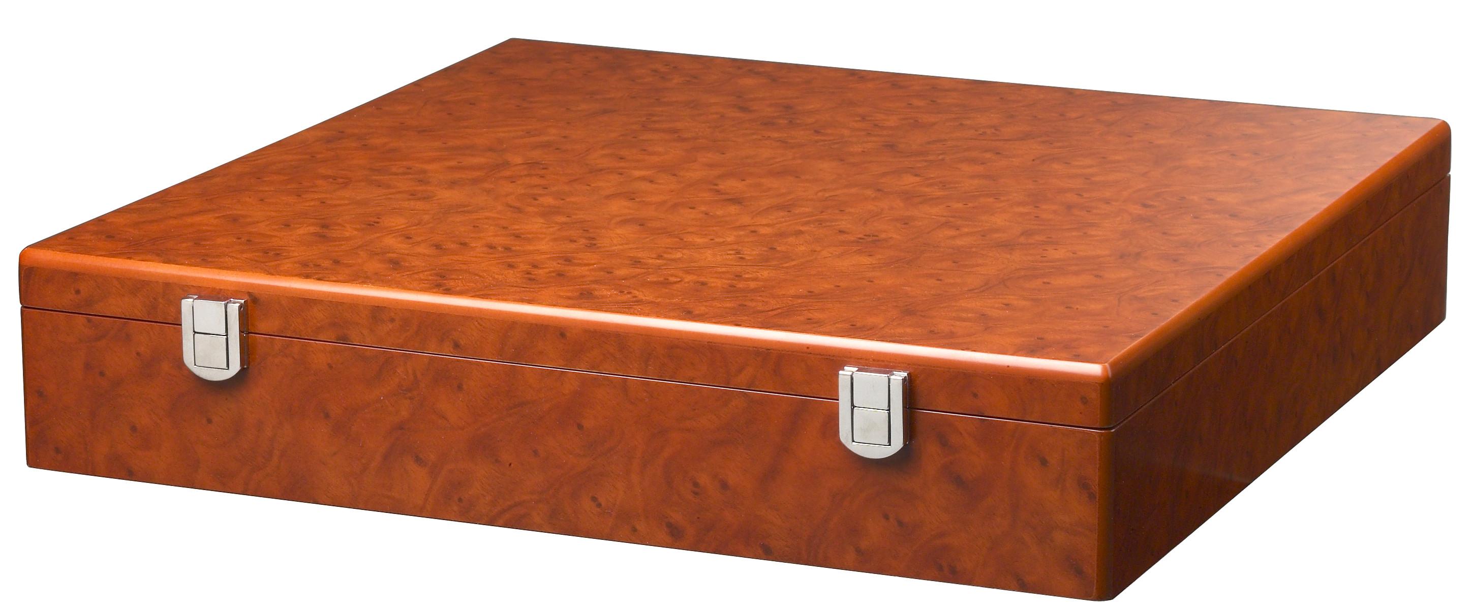 Chess pieces Gratanius, king height 100 mm, in wooden box