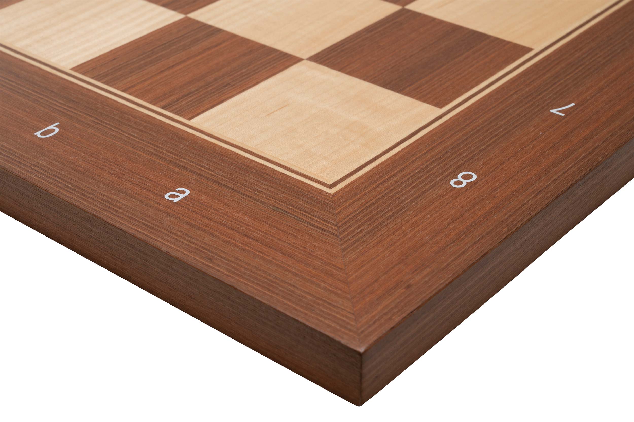 Chessboard London, foldable, field 50 mm, with numbers and letters