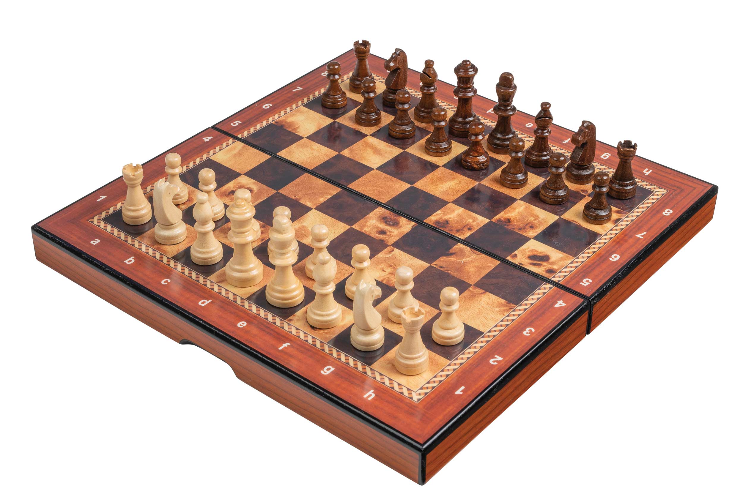 Chess cassette, field 26 mm, with numbers and letters