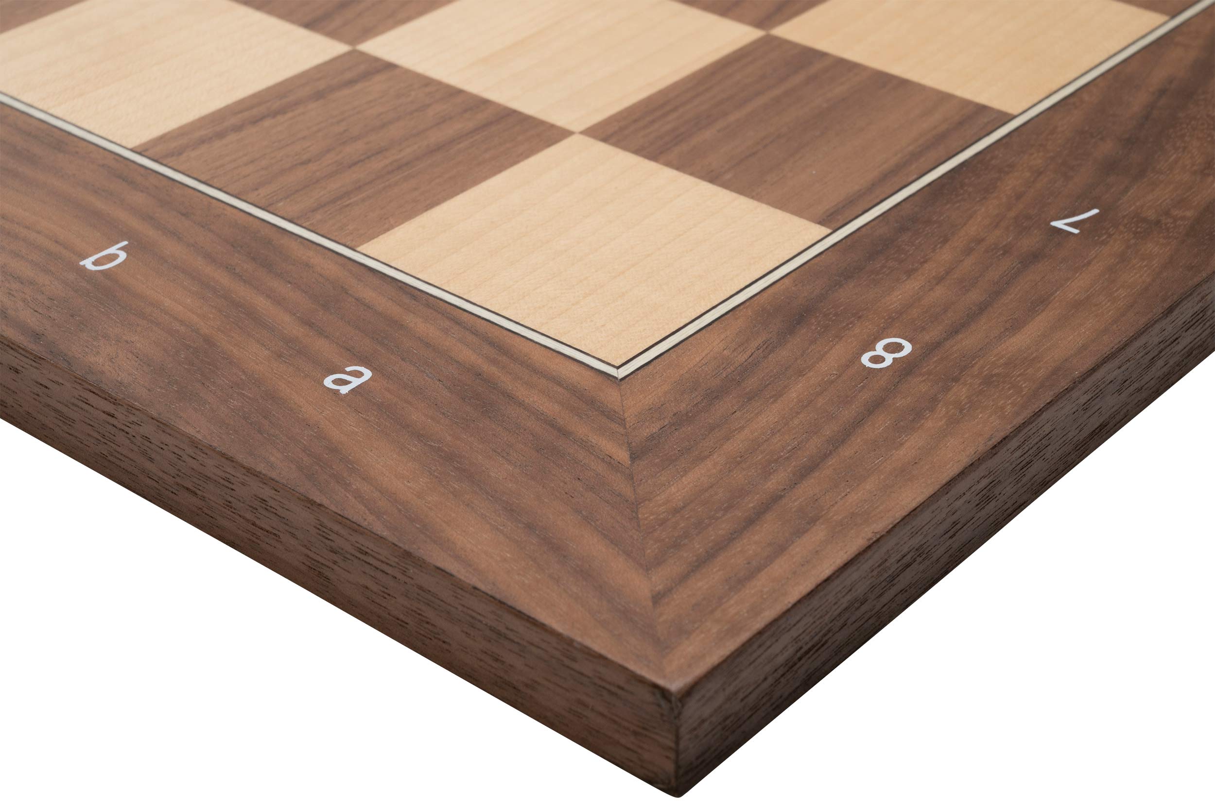 Chessboard Kopenhagen, field 50 mm, foldable, with numbers and letters
