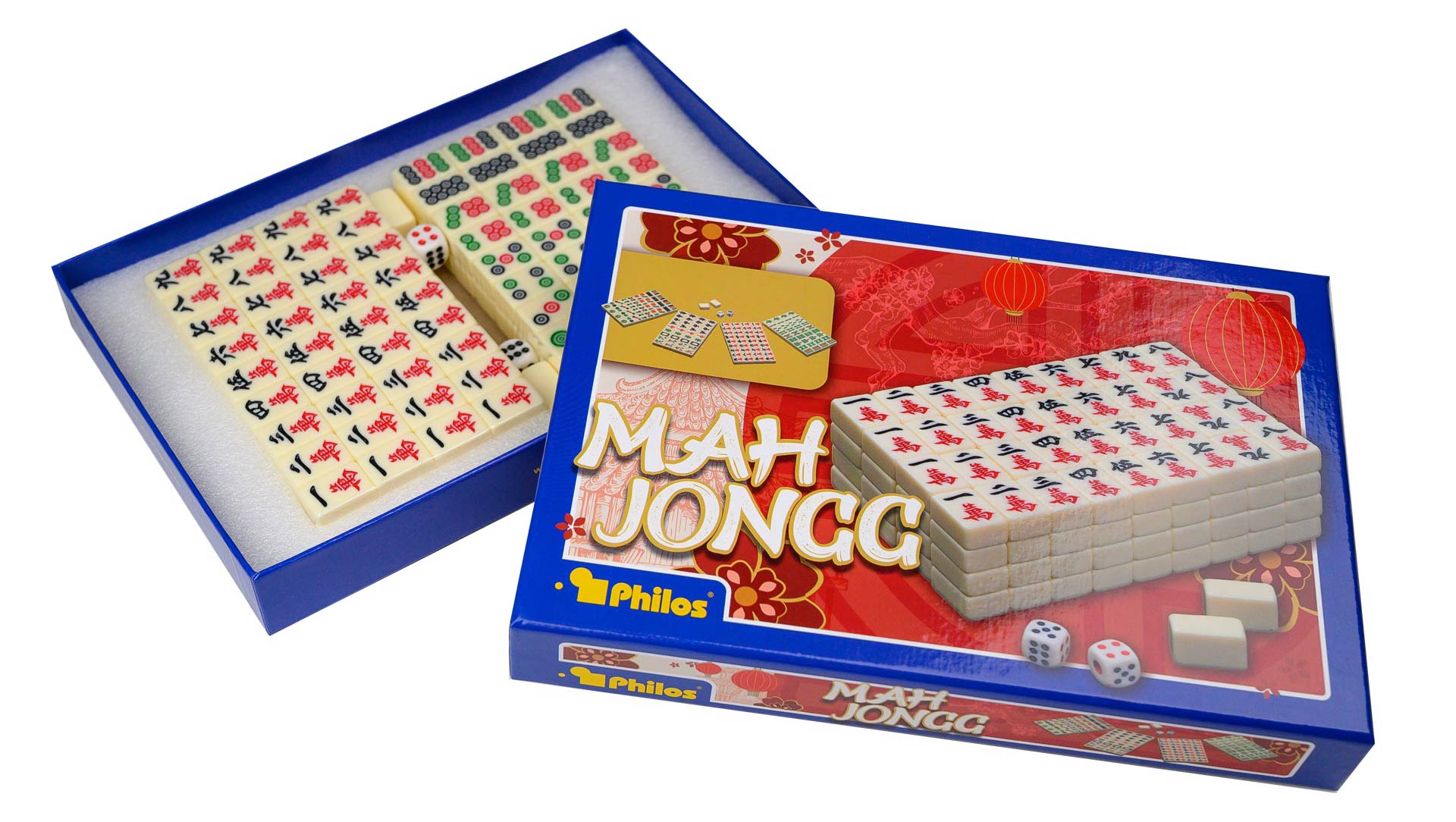 Mah Jongg, klein, ohne arabische Zahlen