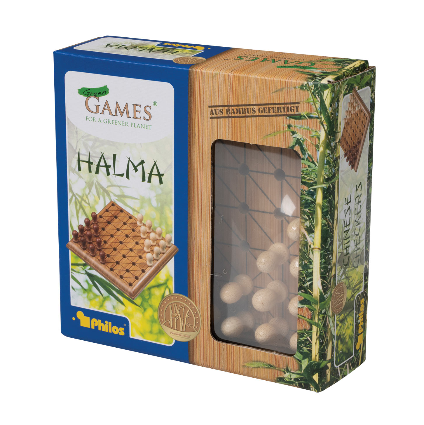 Chinese Checkers, mini, travel game, bamboo