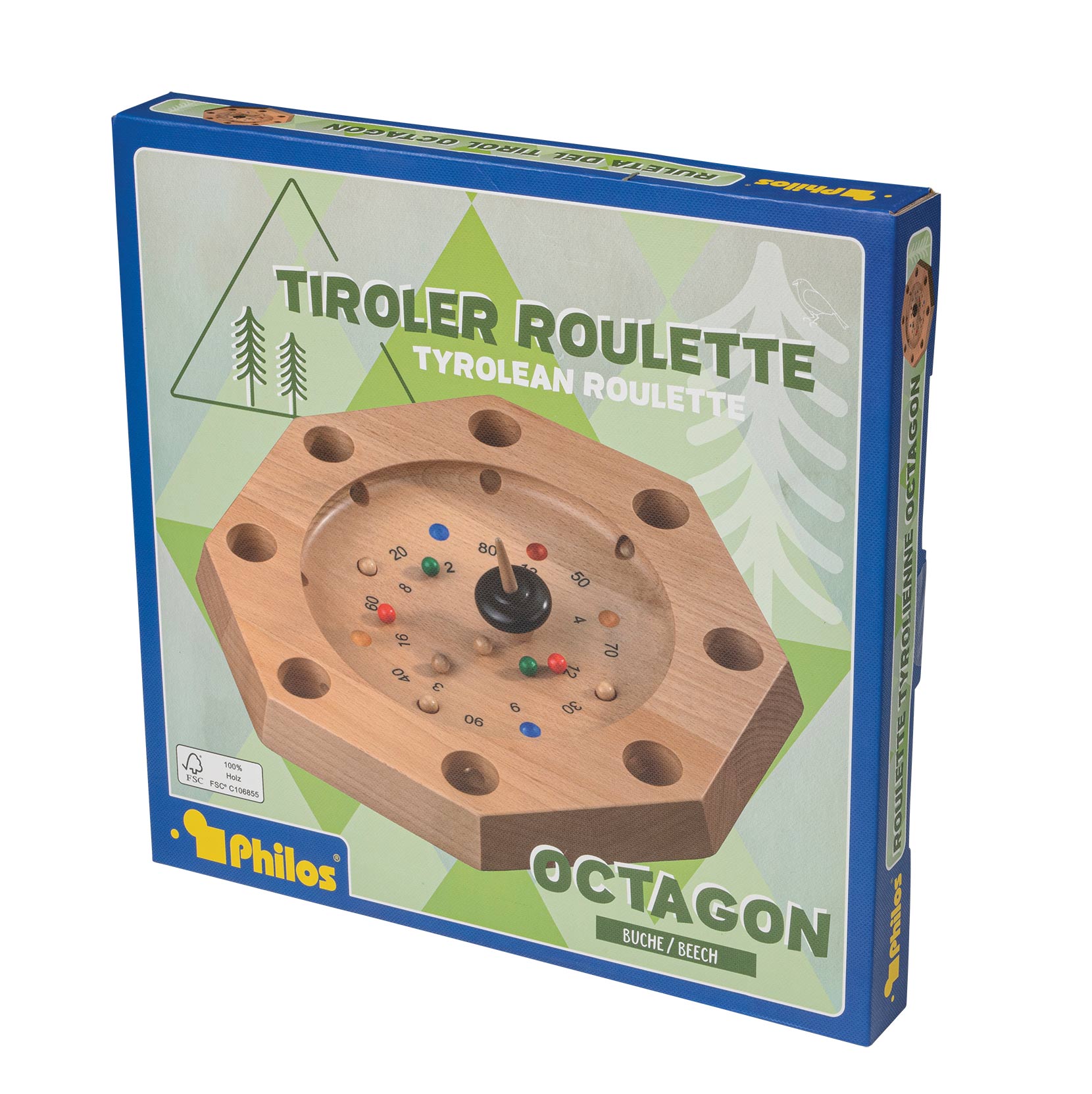 Tyrolean Roulette Octagon, FSC 100%