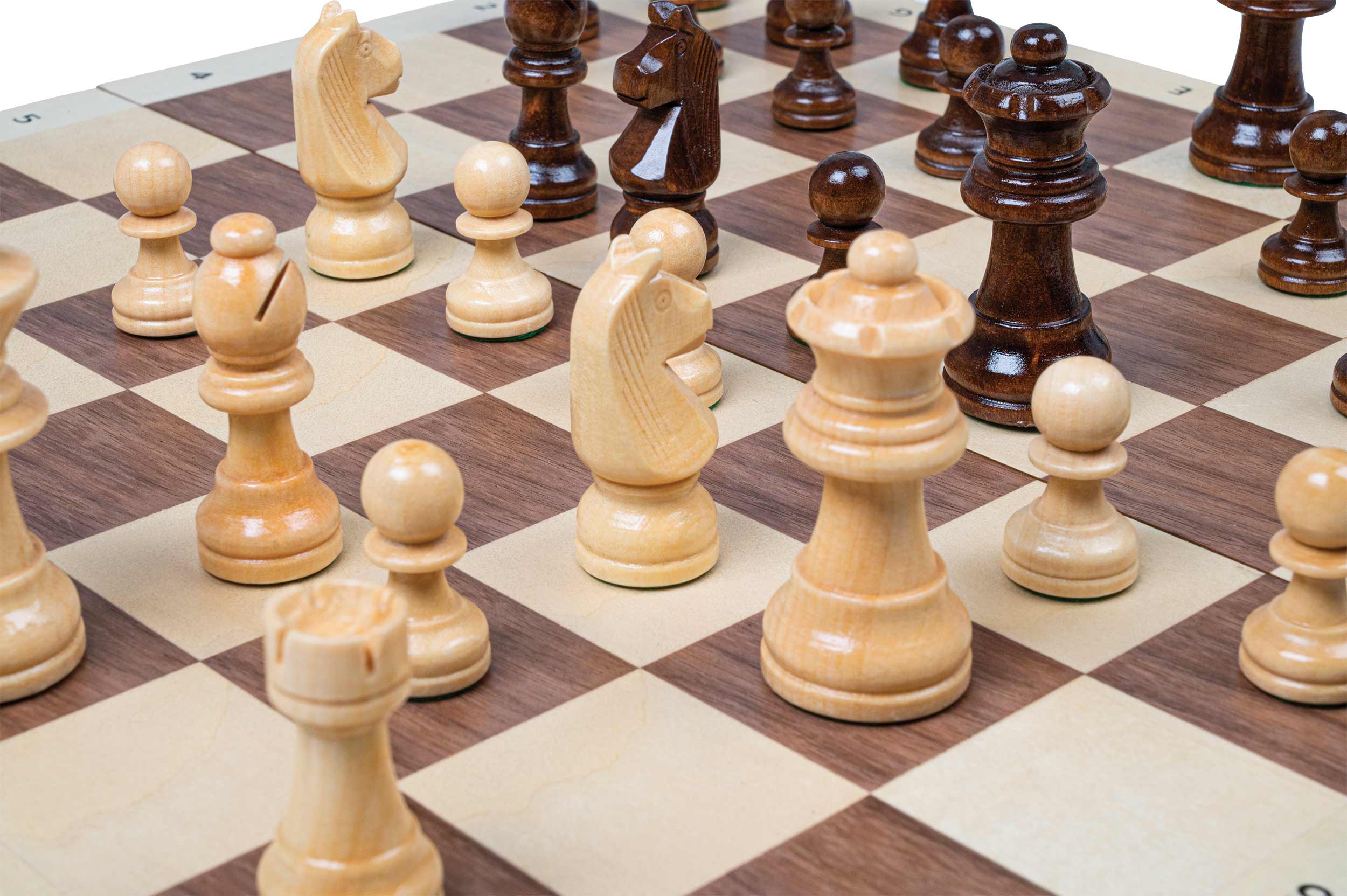 Chess cassette, field 45 mm, with numbers and letters