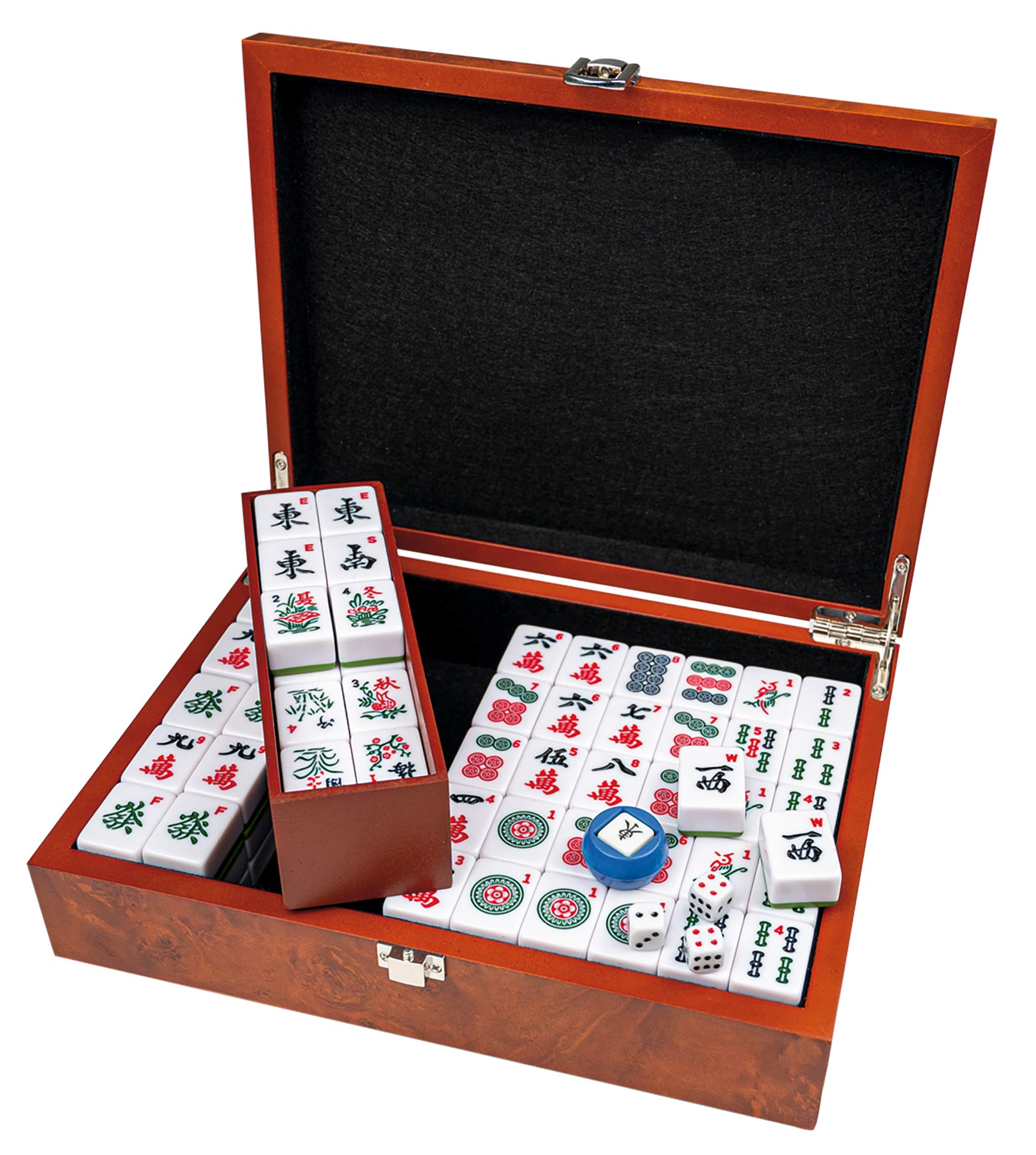 Mah Jongg, Designbox, with dice, with arabic numbers