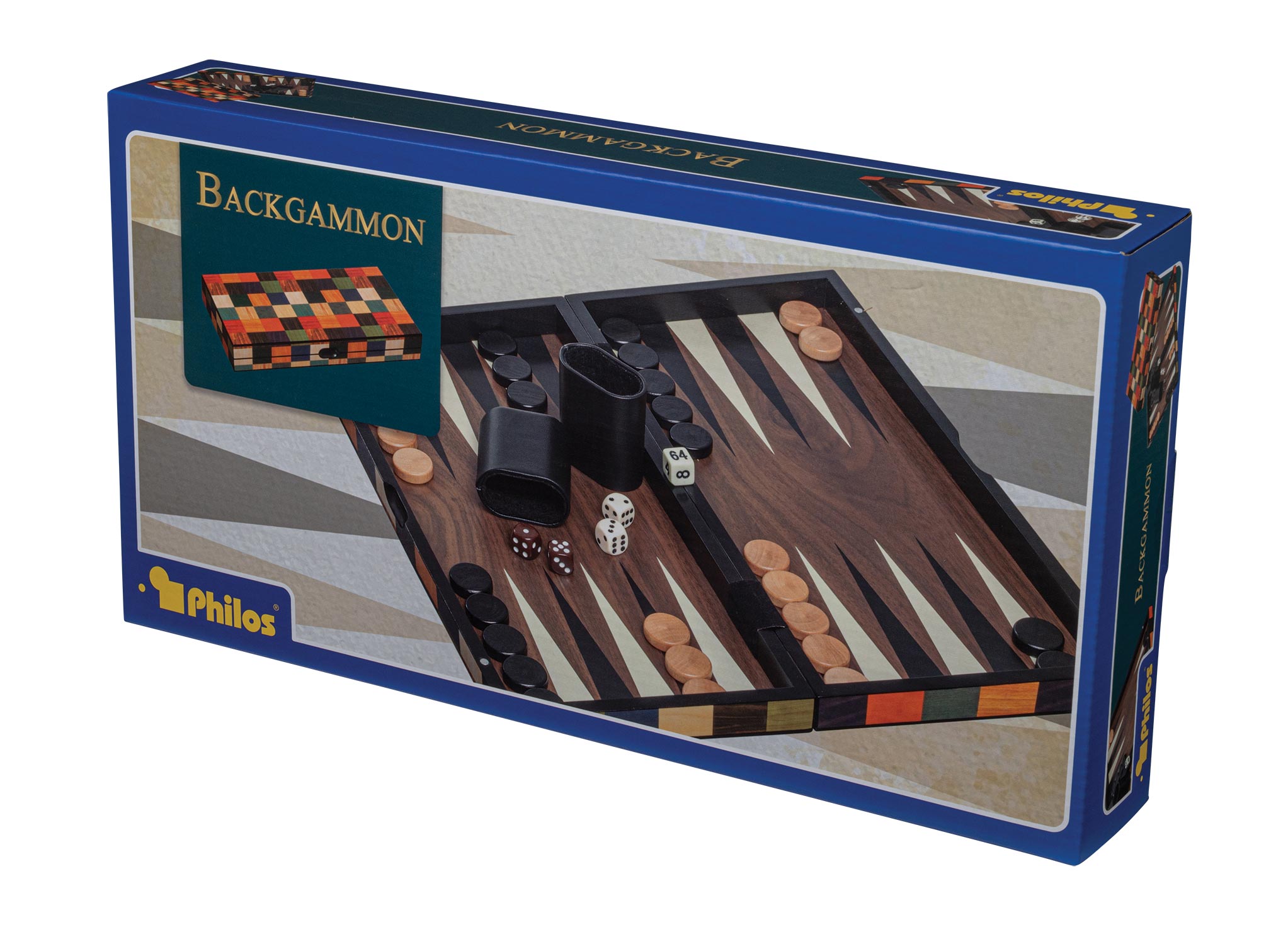 Backgammon Fourni, medium, magnetic lock