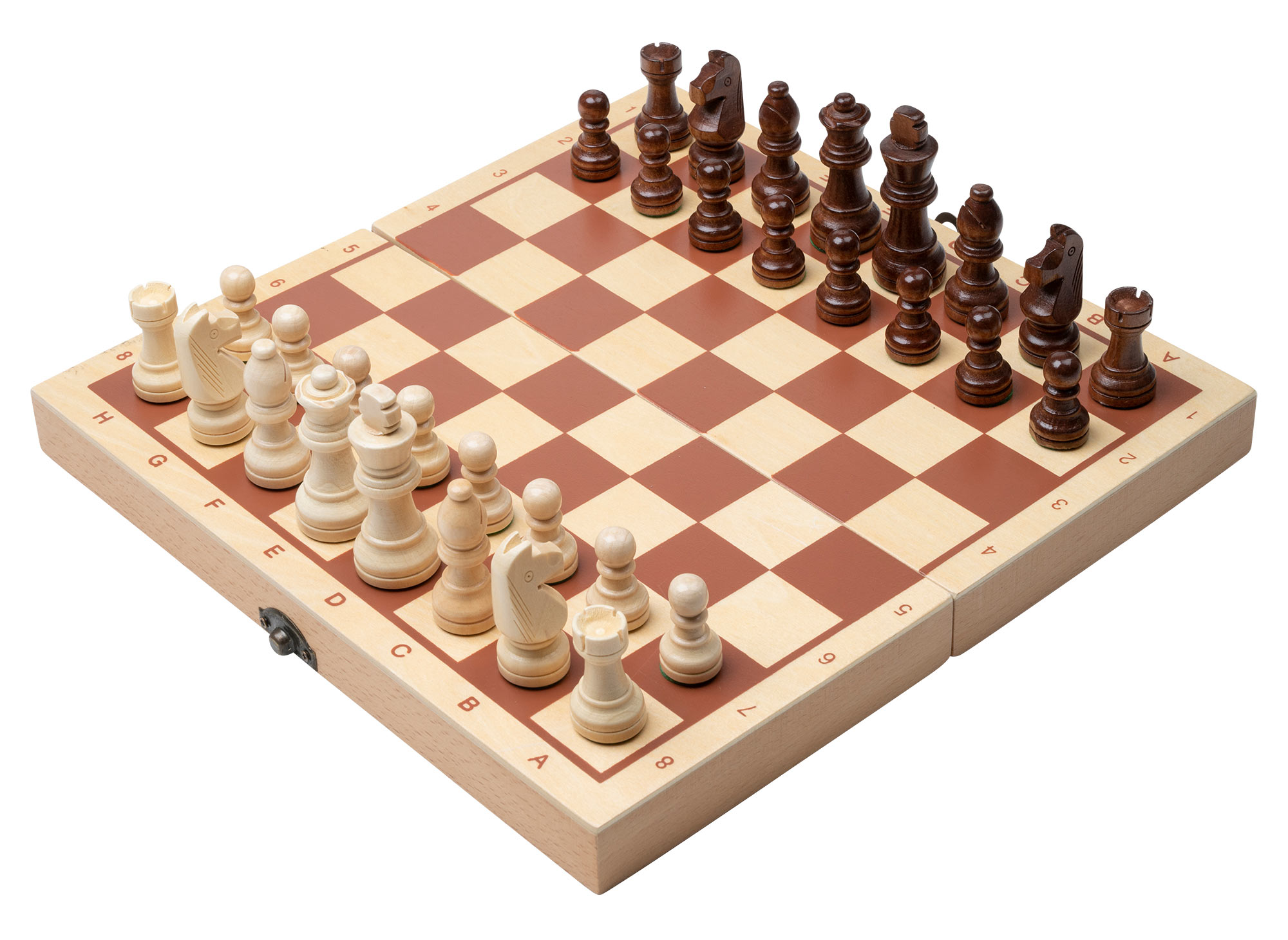 Chess cassette, field 30 mm, with numbers and letters