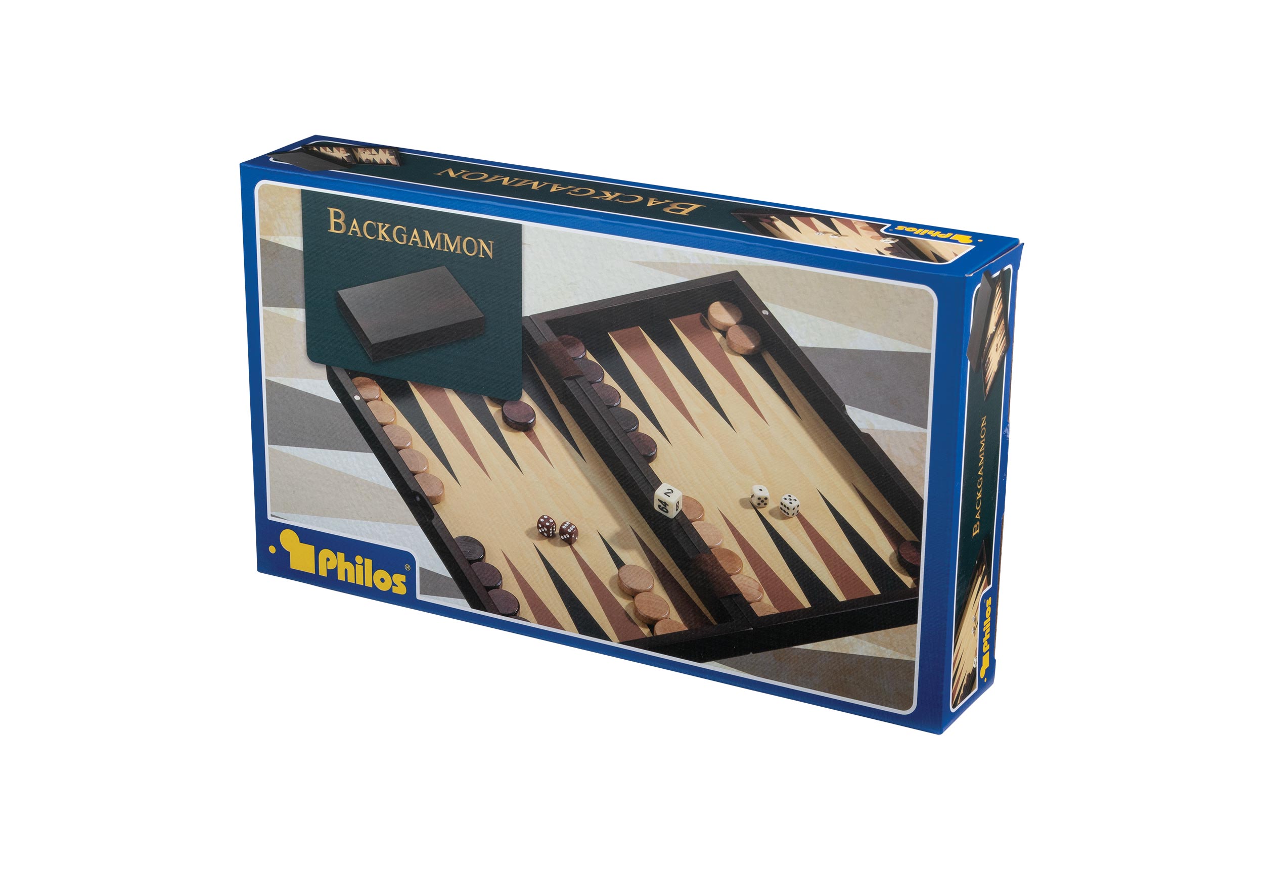 Backgammon Melos, medium, magnetic lock