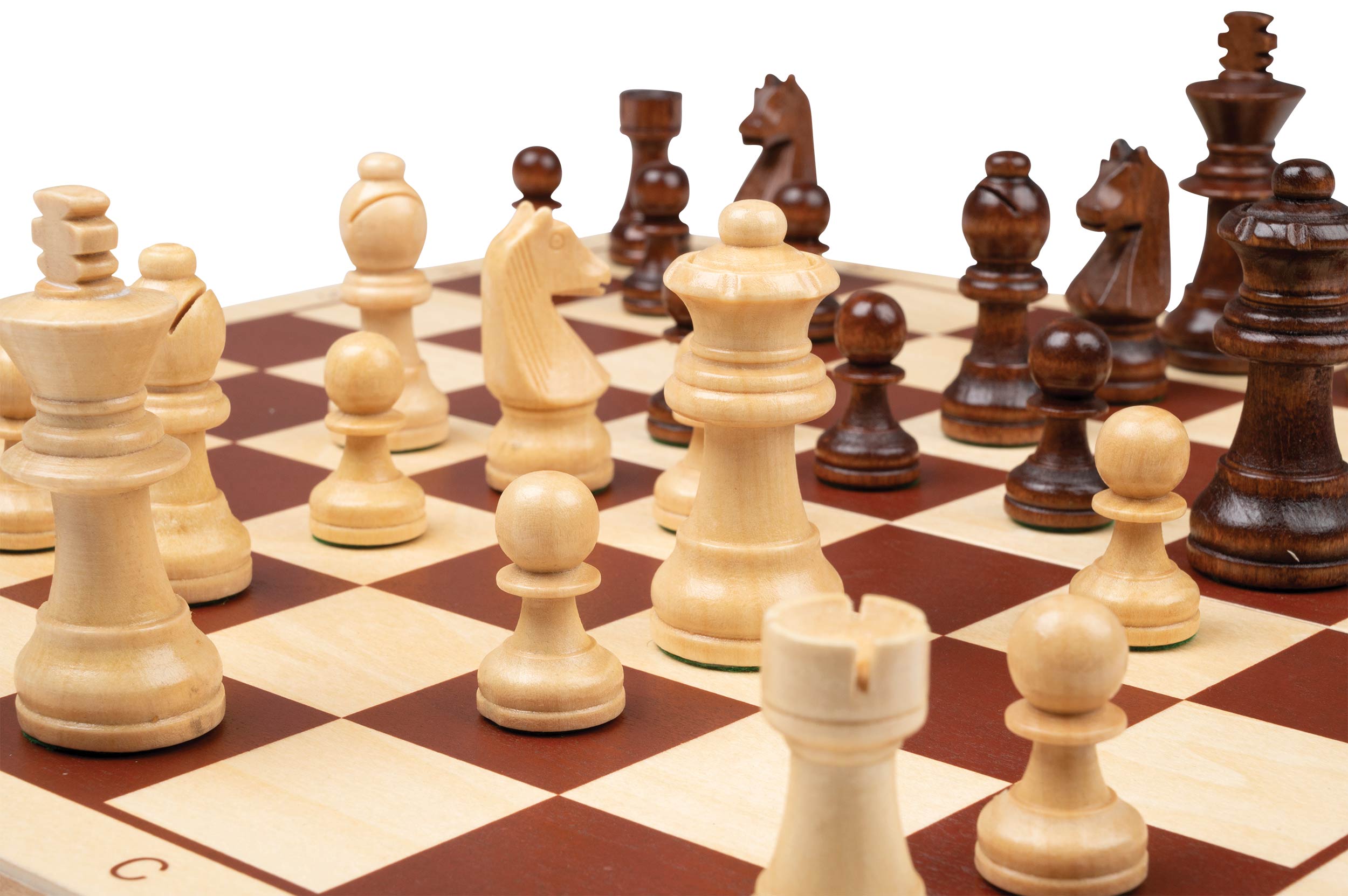 Chess cassette, field 42 mm, with numbers and letters