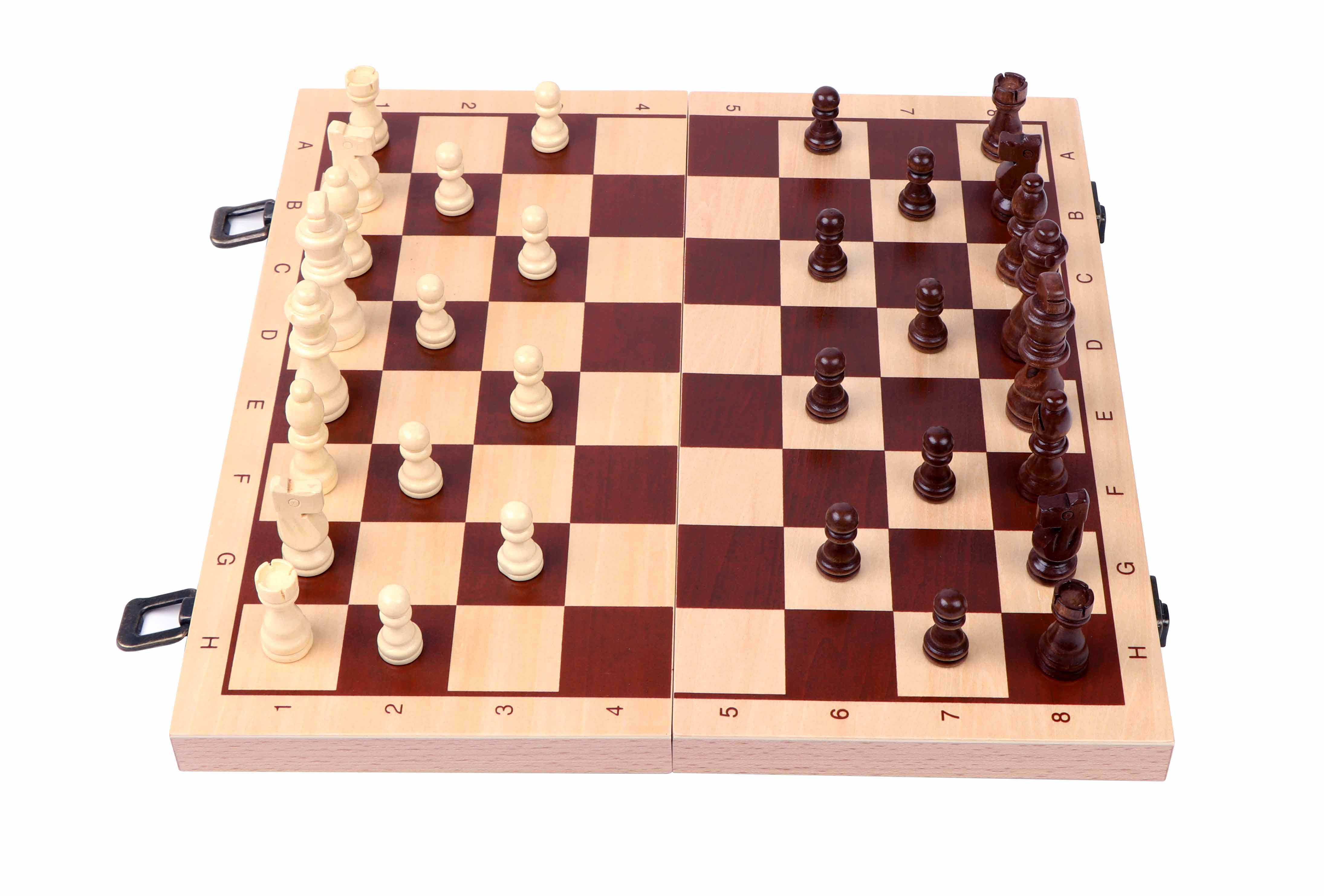 Chess cassette, field 42 mm, with numbers and letters